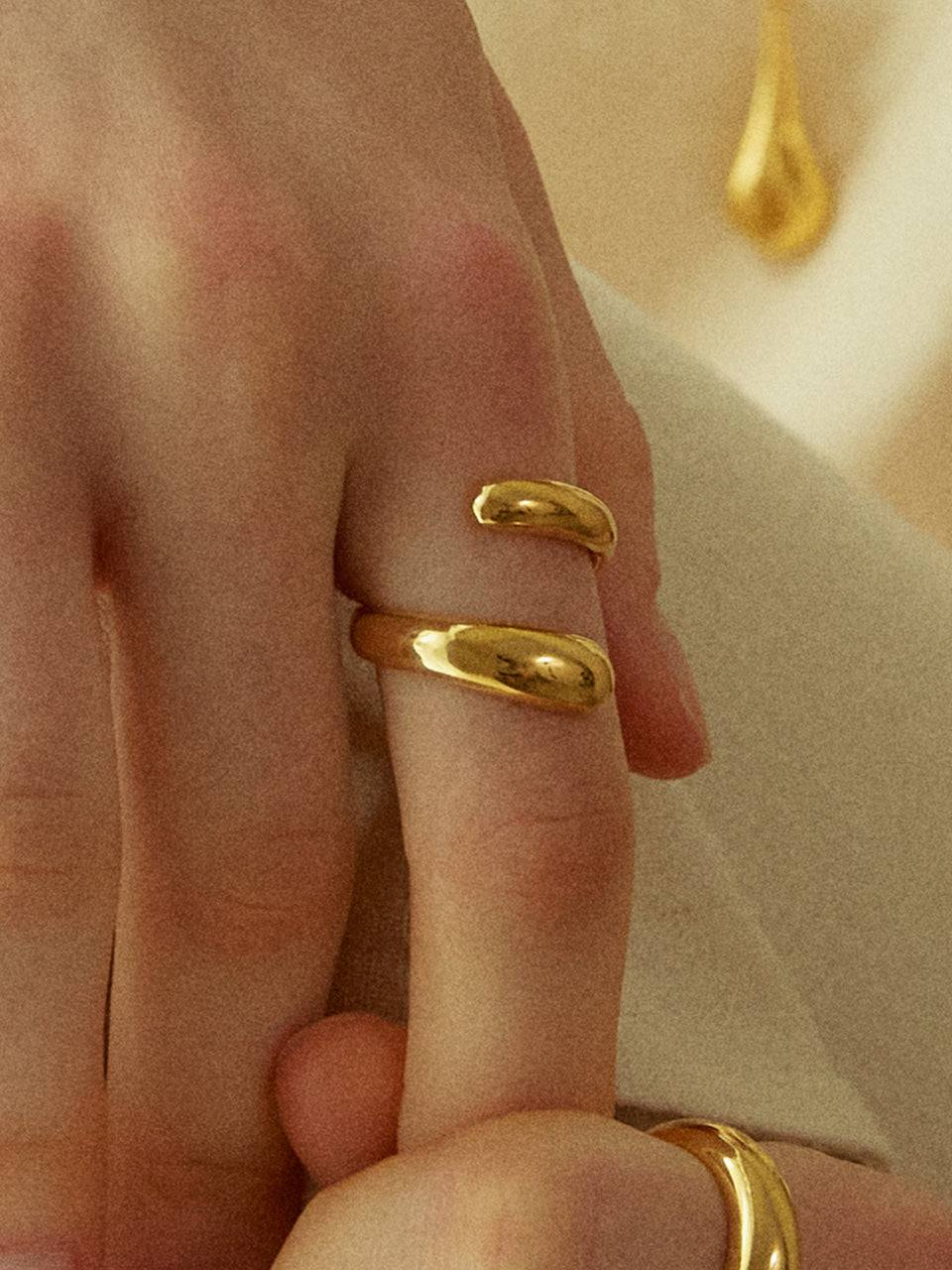 Waterdrop Open Ring