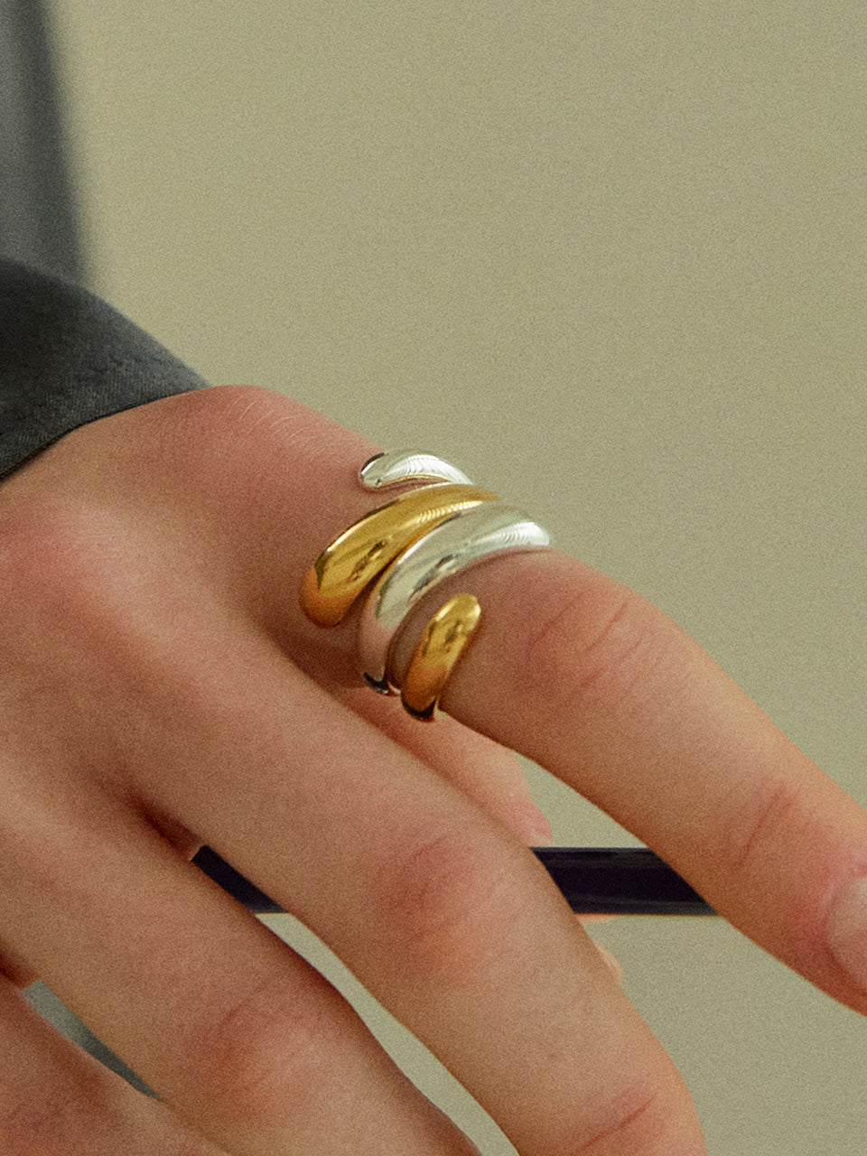 Waterdrop Open Ring