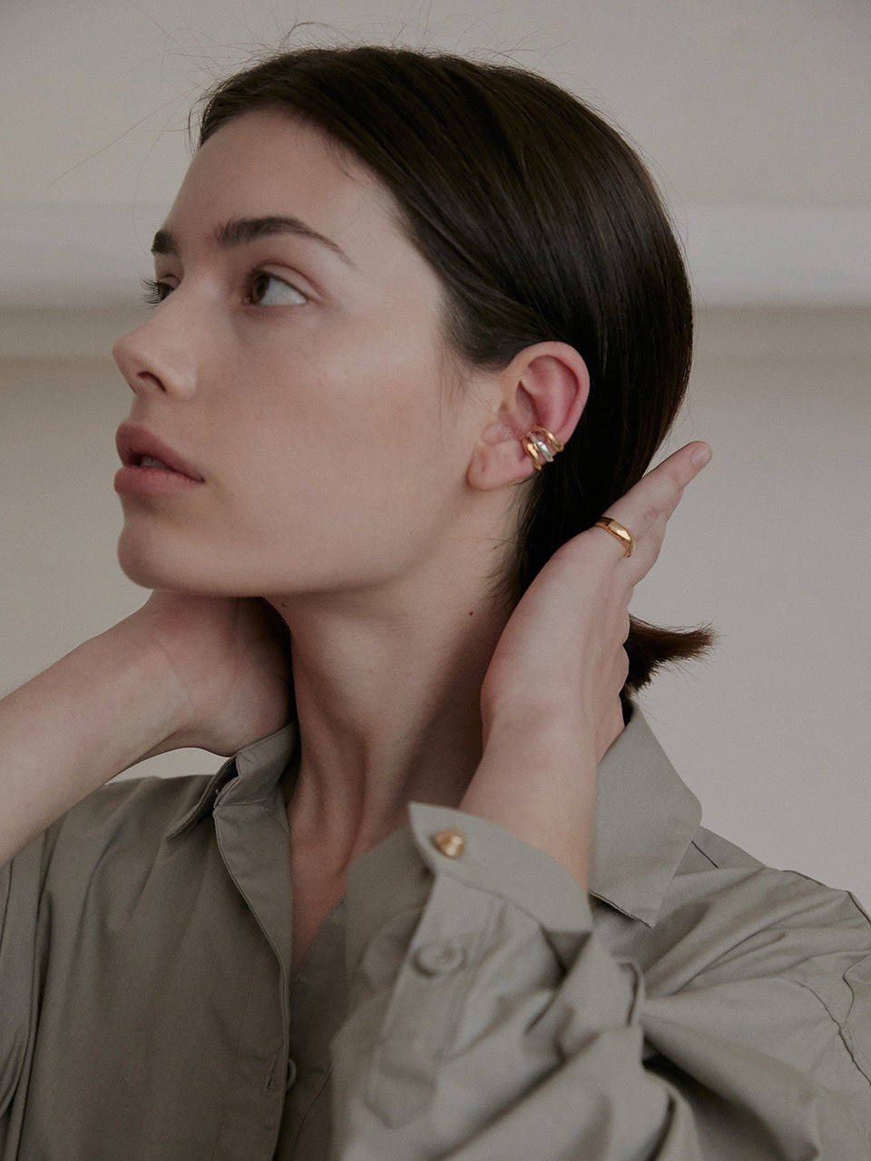 Wave Thin Earcuff