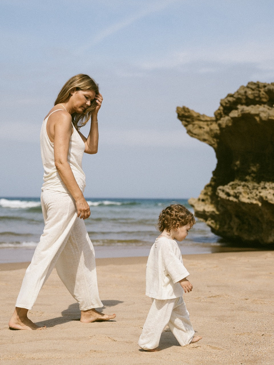 Natural Linen Jogger (Kid)