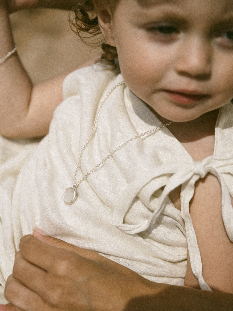 Natural Linen Dress (Kid)