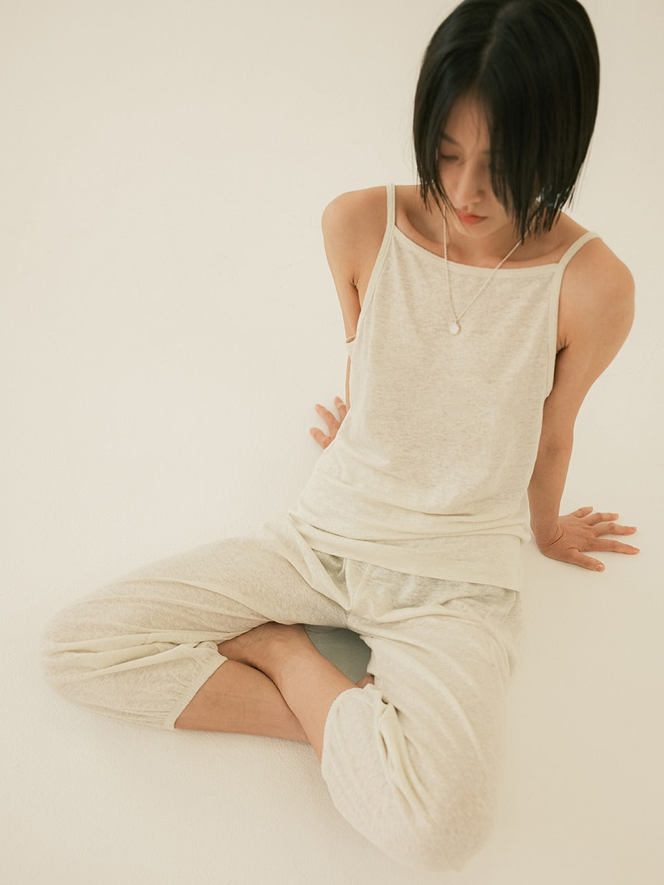 Natural Linen Jogger (Adult)