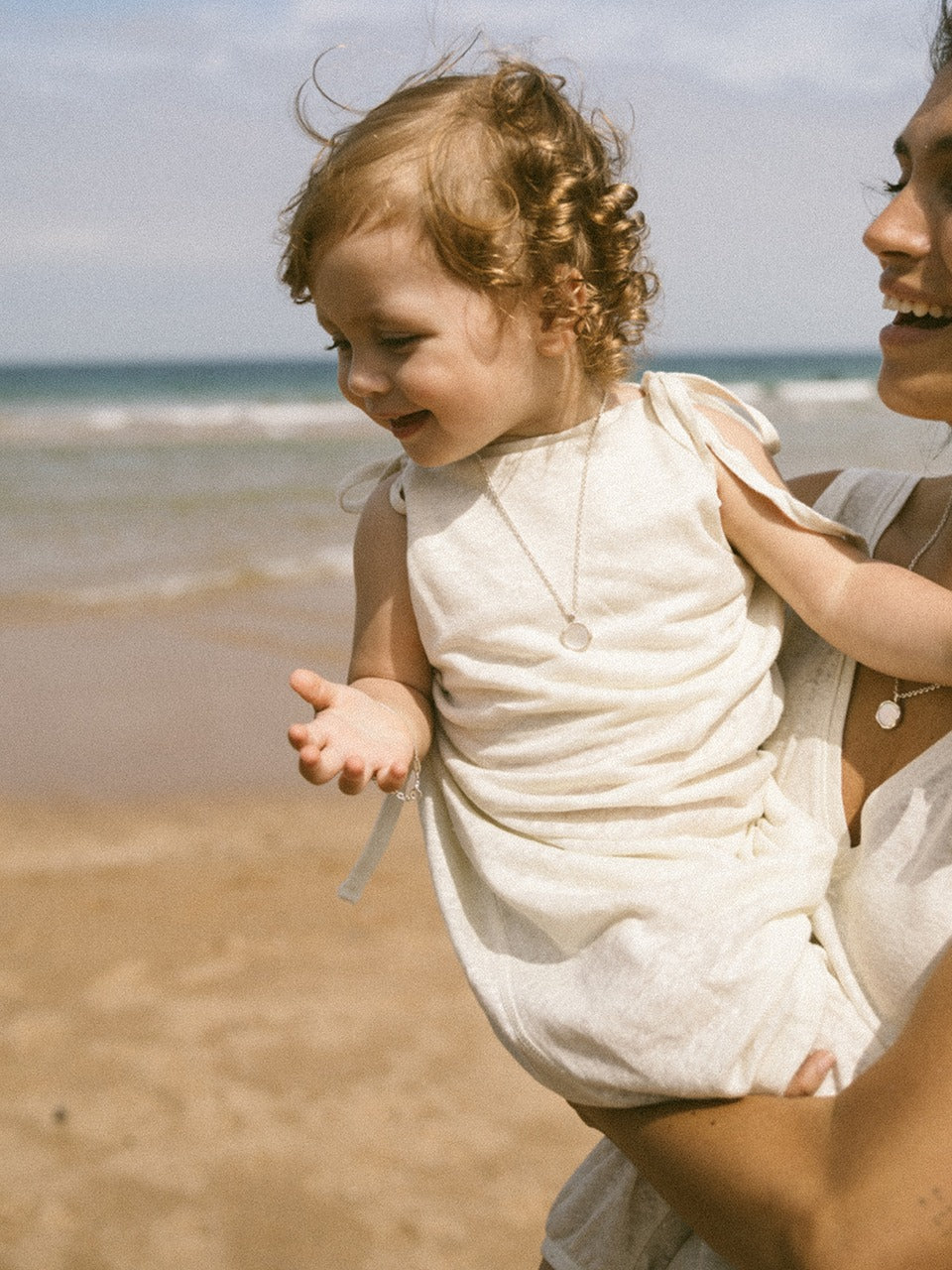 Natural Linen Dress (Kid)