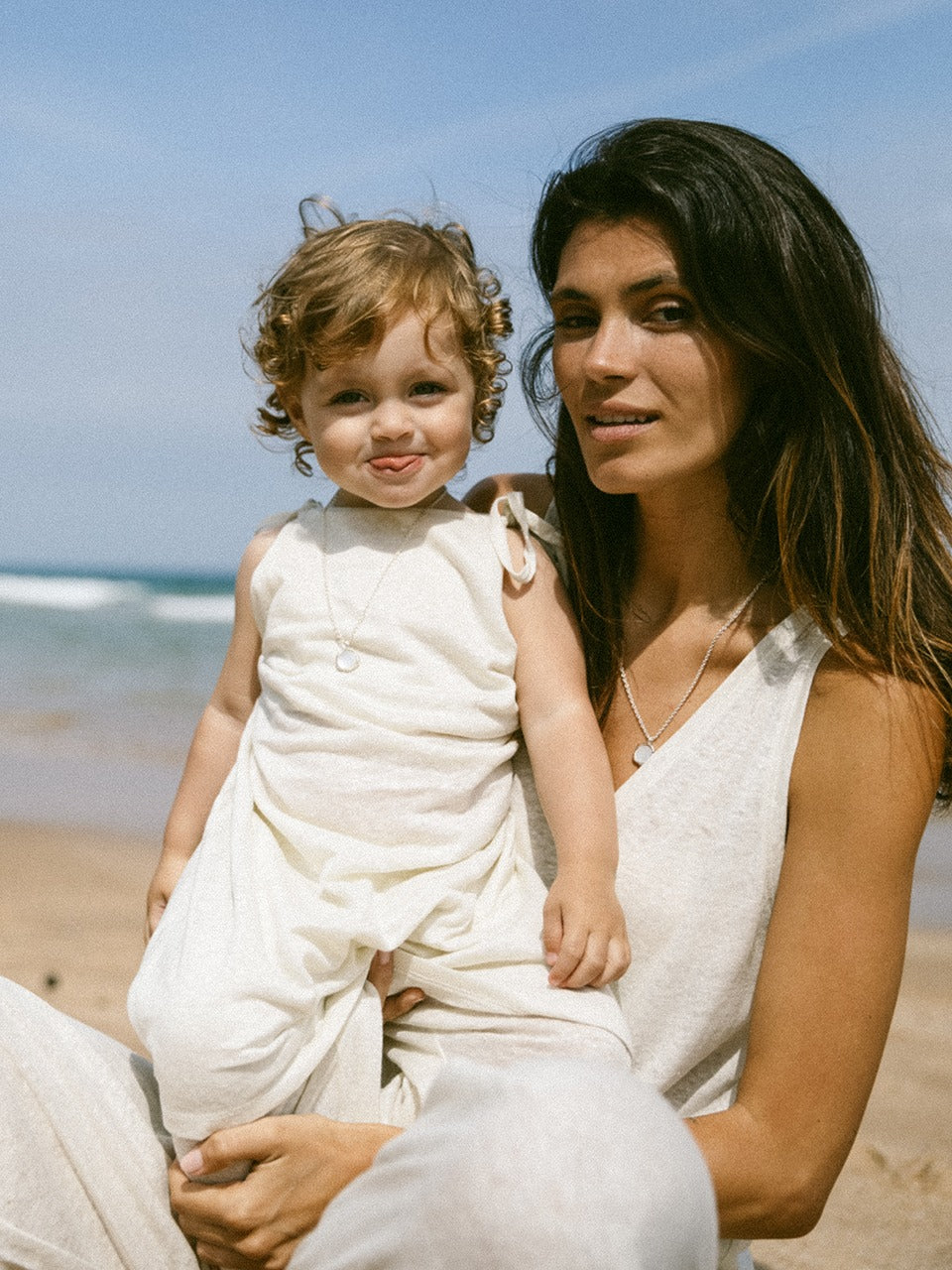 Natural Linen Dress (Kid)