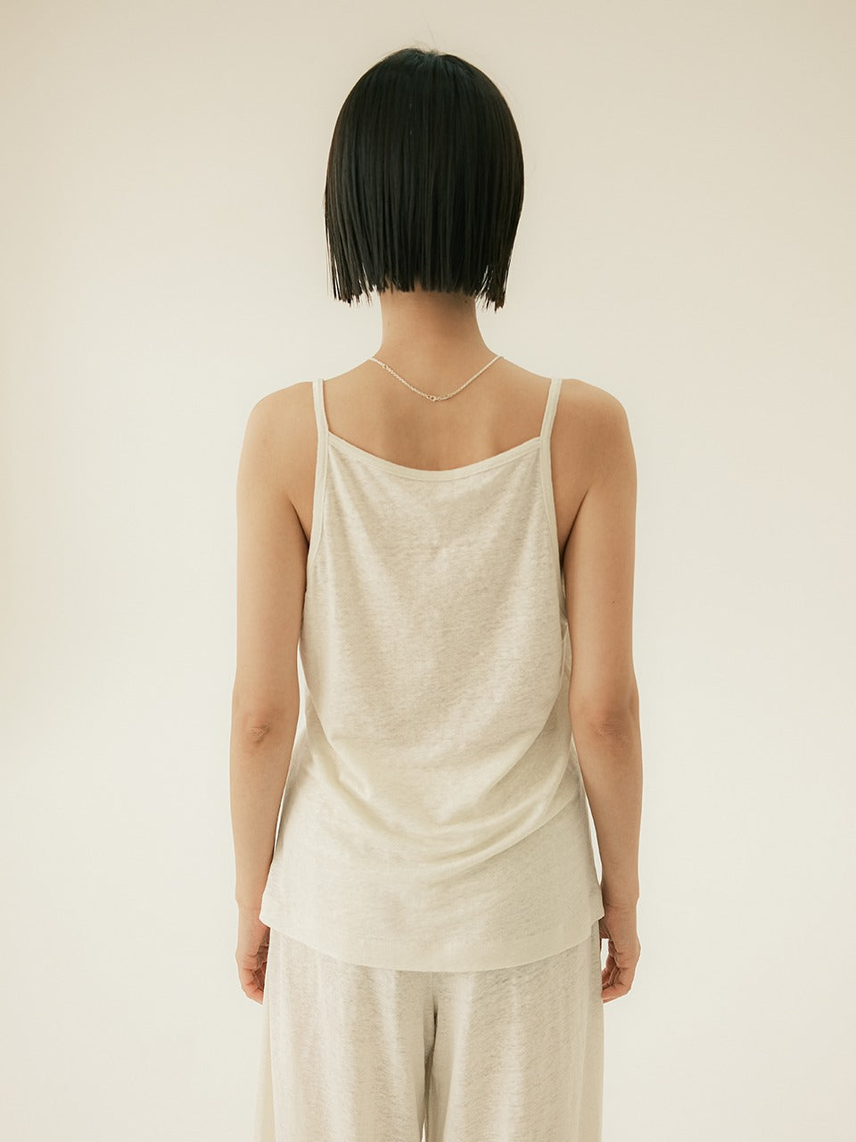 Natural Linen 2-Way Camisole