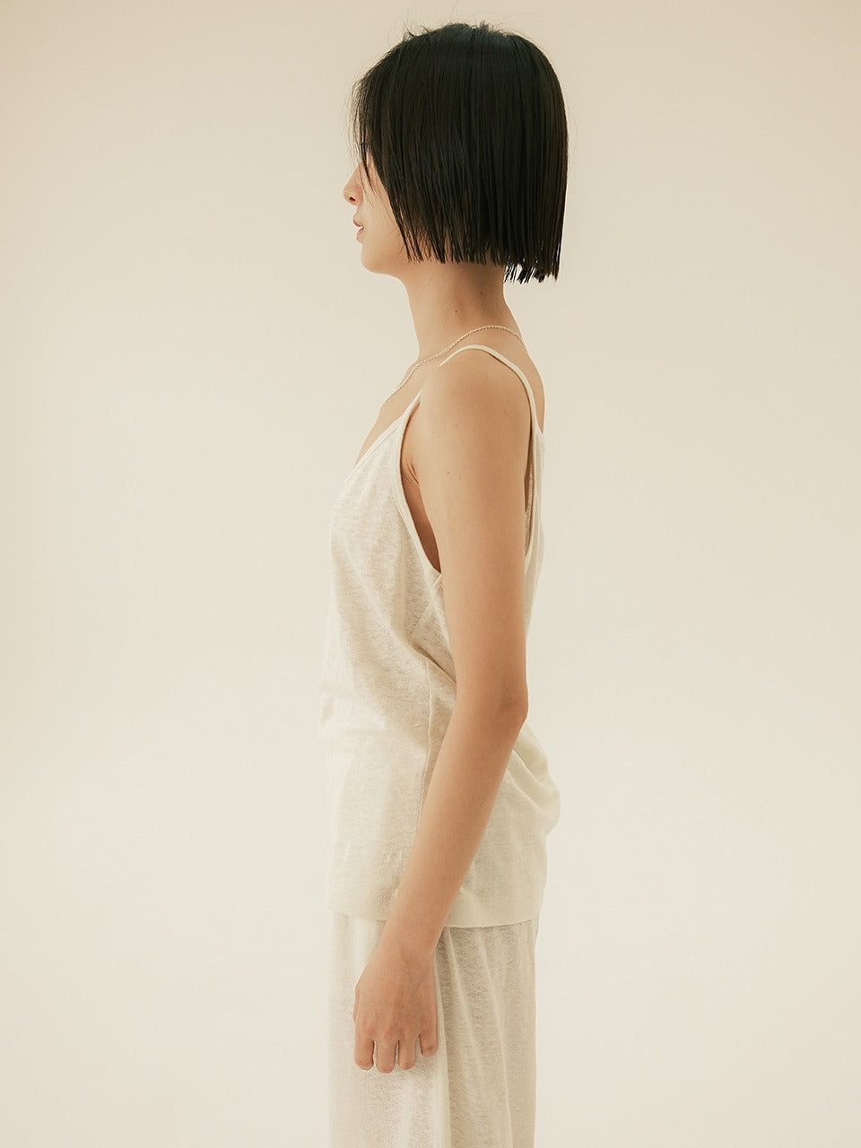 Natural Linen 2-Way Camisole