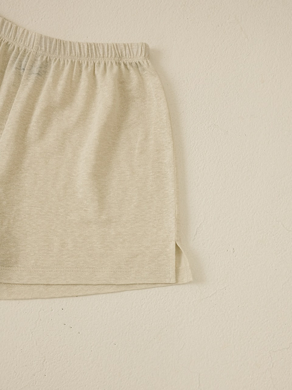 Natural Linen Shorts