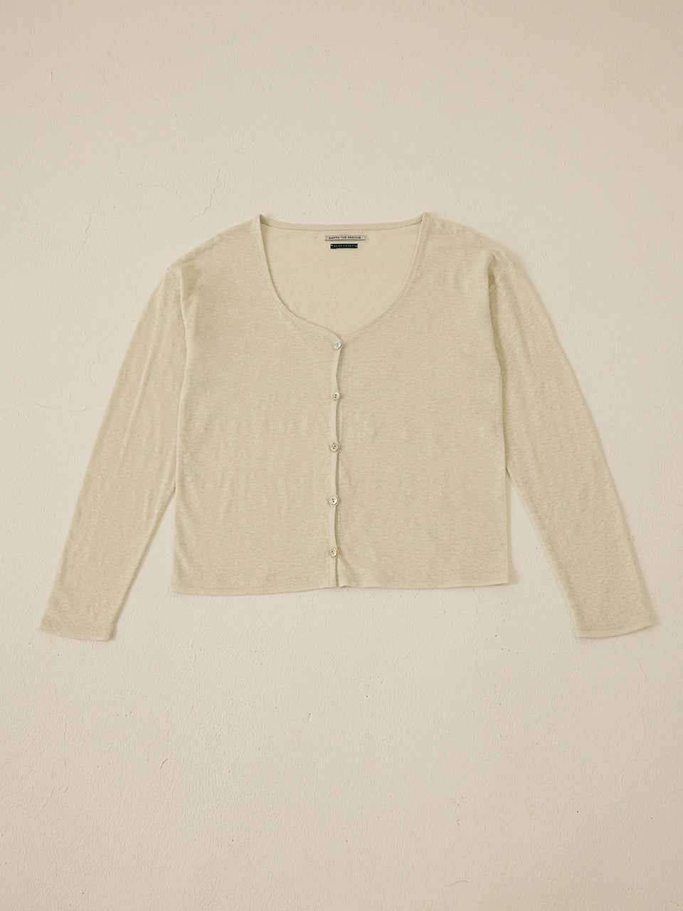 Natural Linen Cardigan