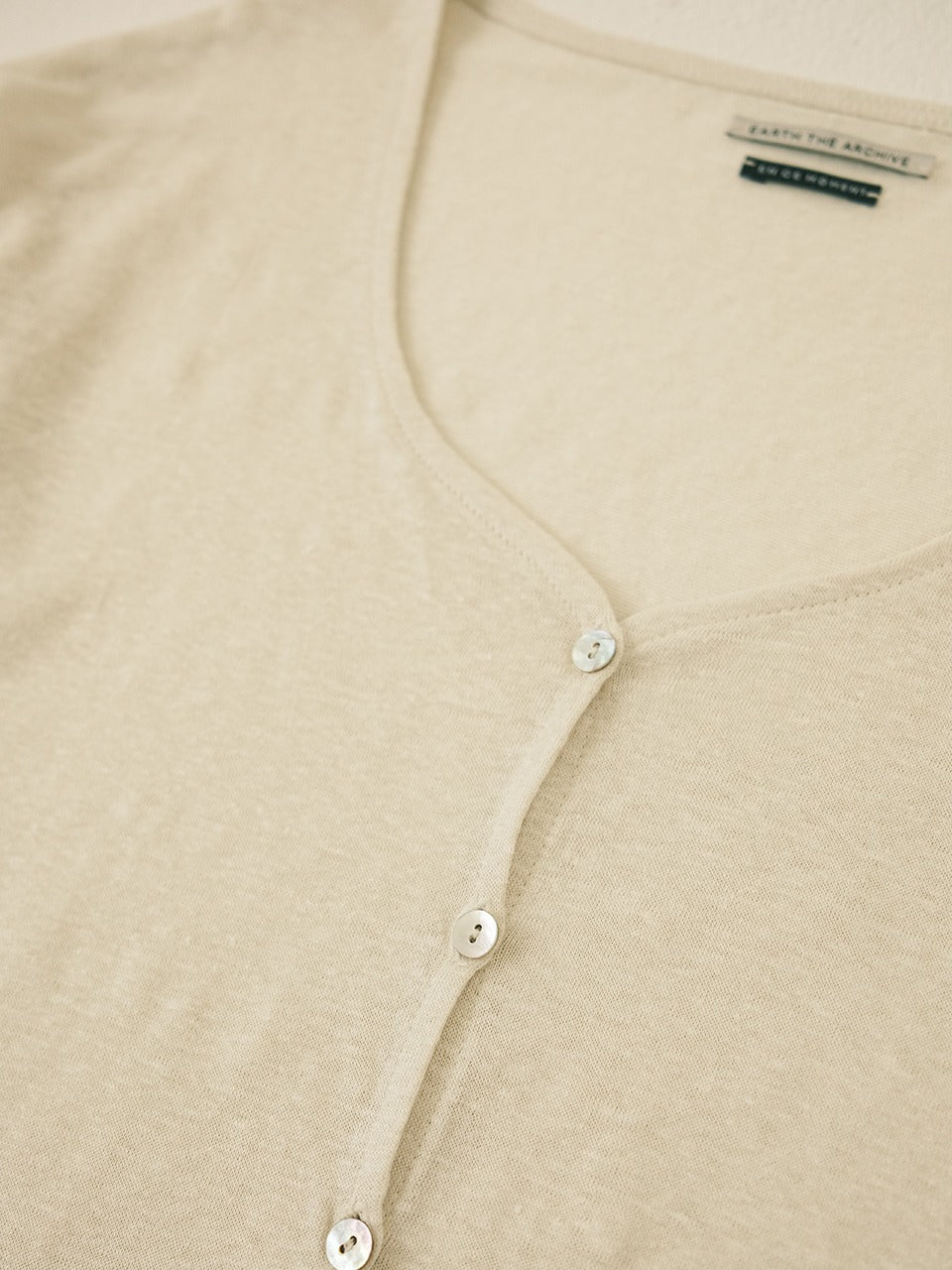 Natural Linen Cardigan