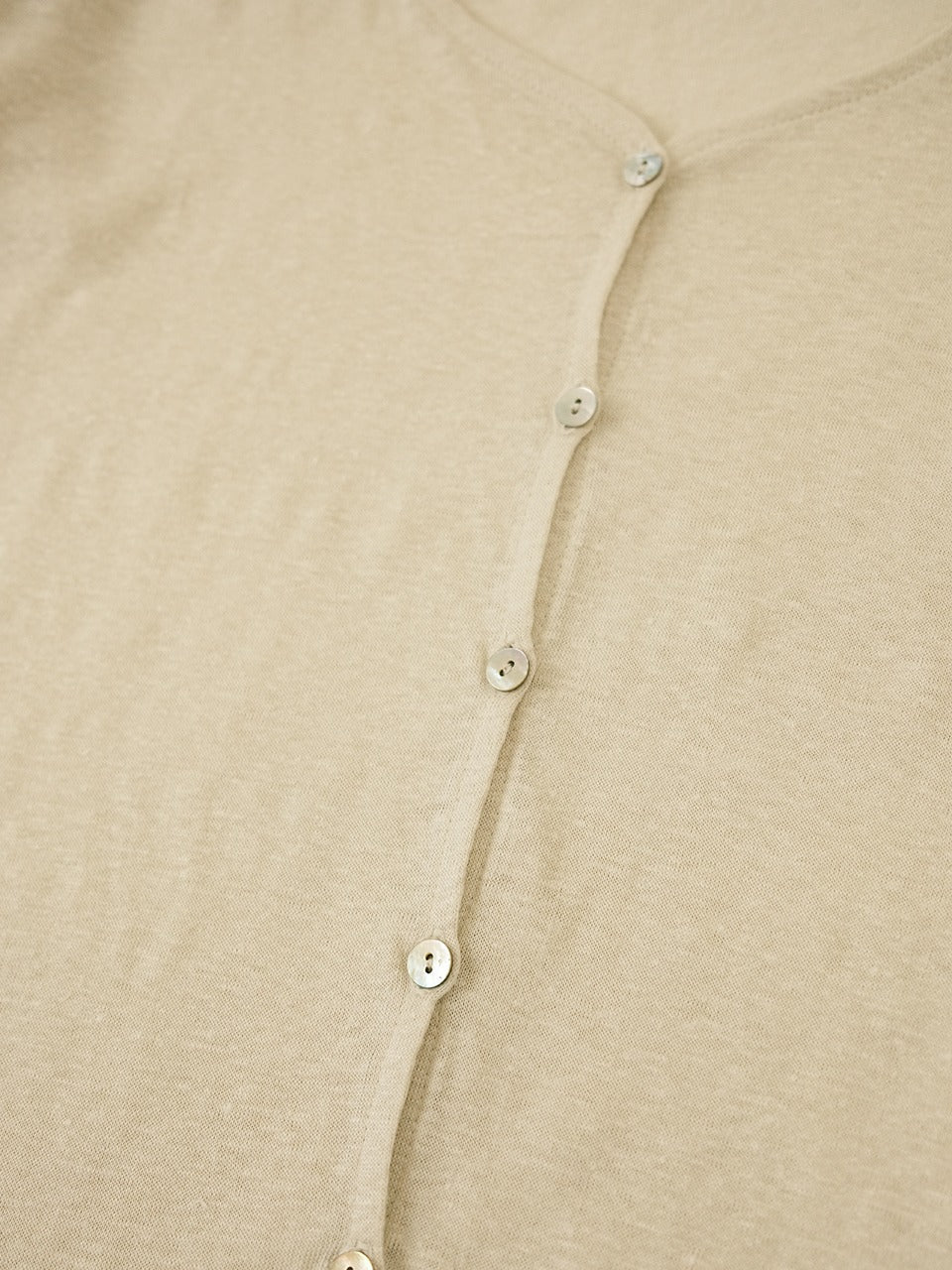 Natural Linen Cardigan