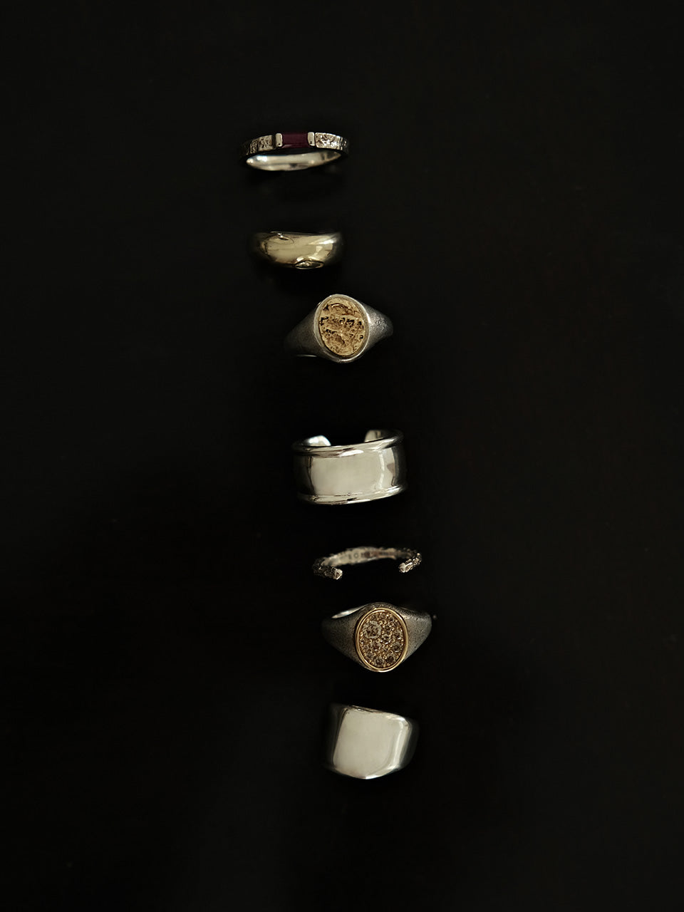 (14k)  Étoile Signet Ring