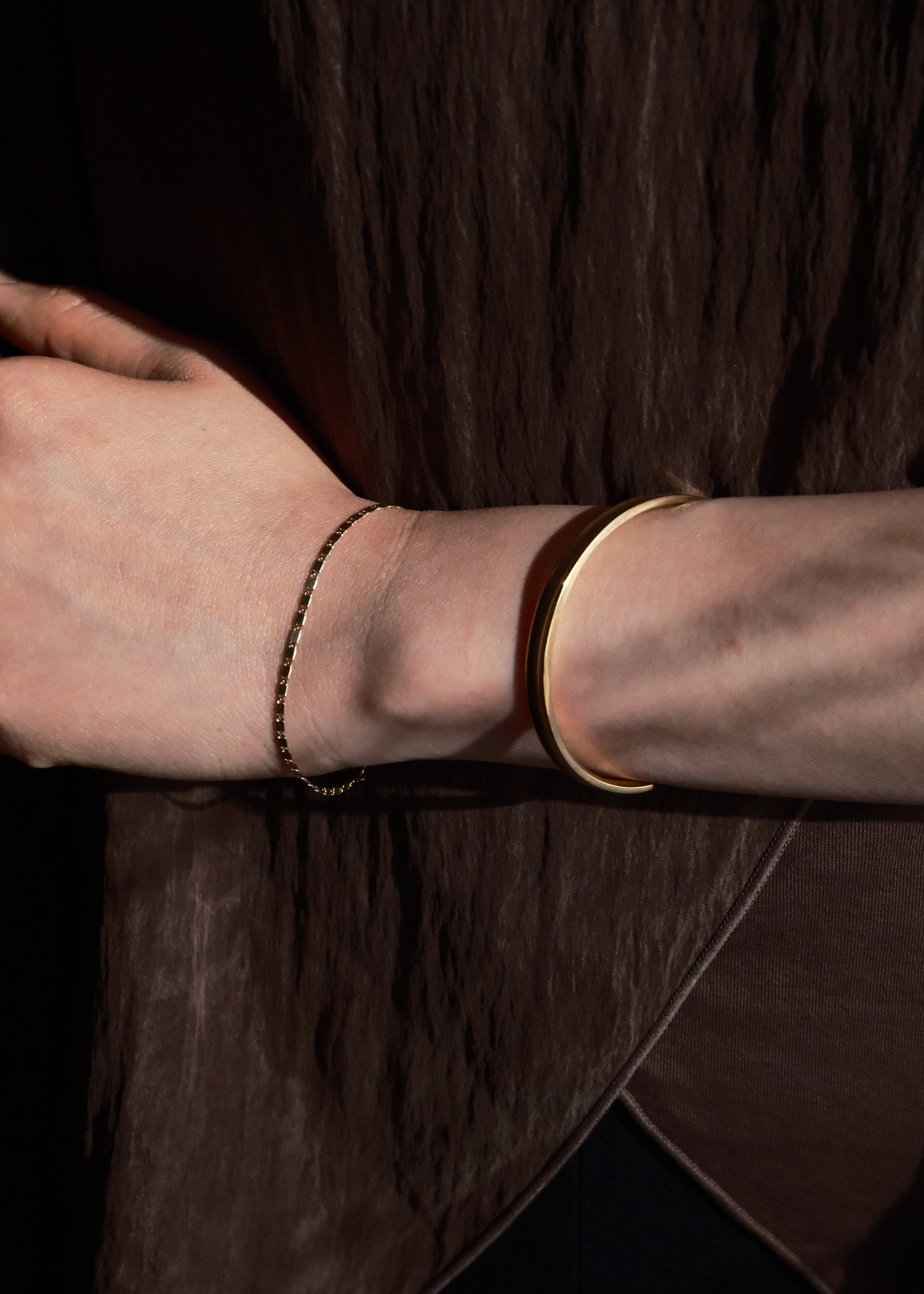 Misty Silk Cuff