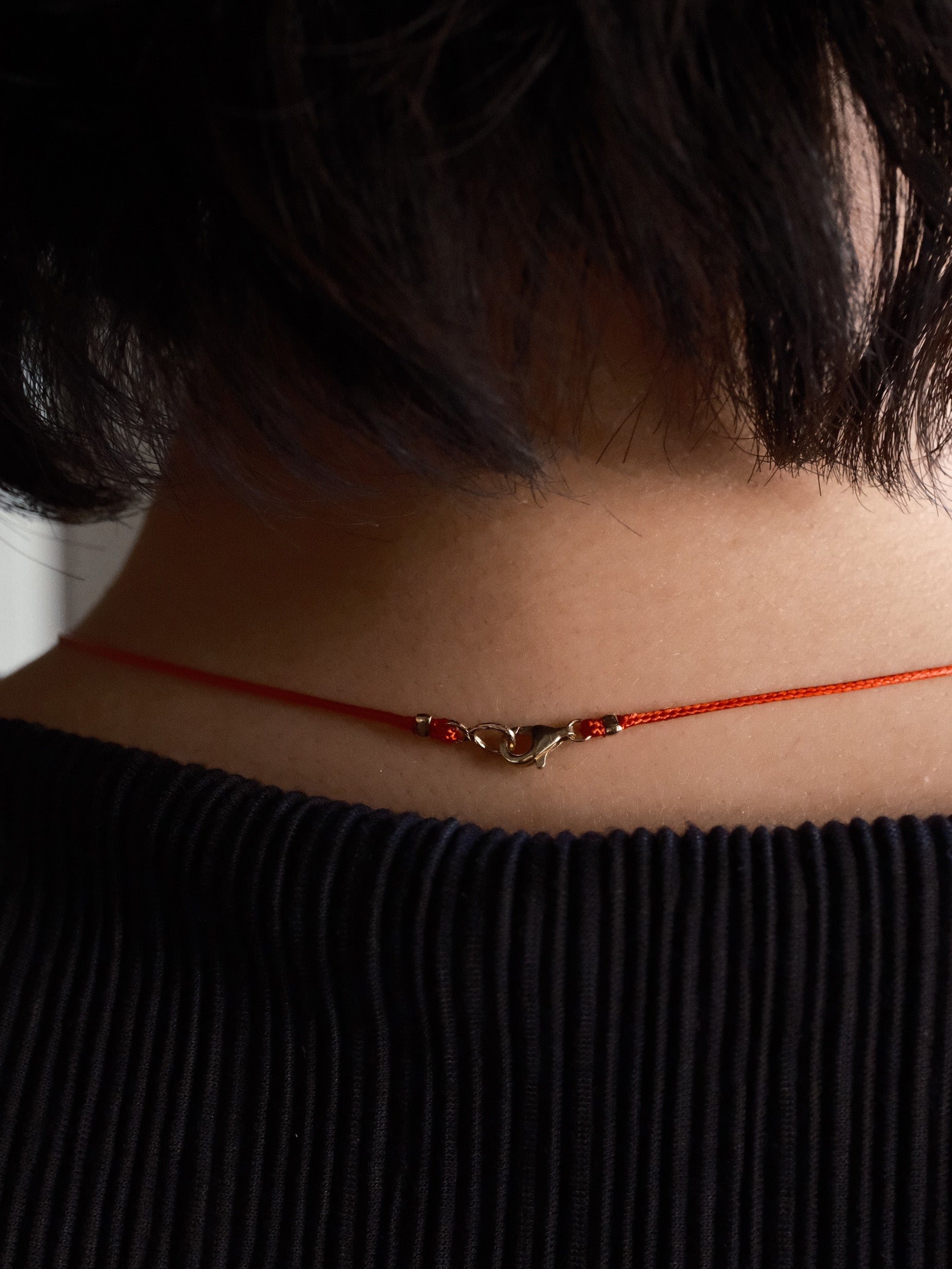 (14k) Liquid Line Necklace