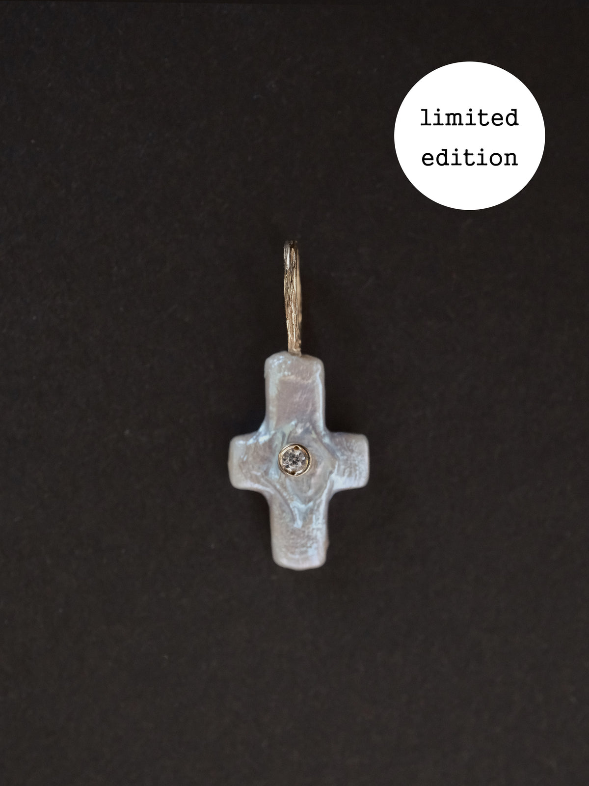 (14k) Pearl Pendant - Faith