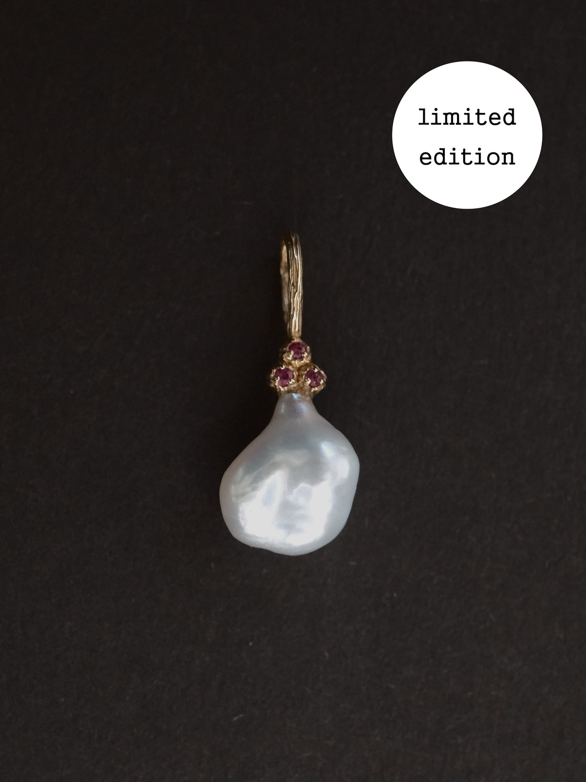(14k) Pearl Pendant - Happiness
