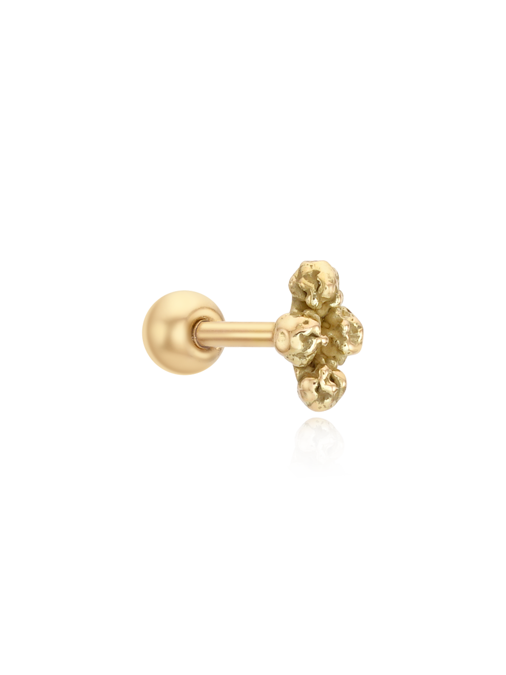 (14k) Four-Leaf Clover Piercing