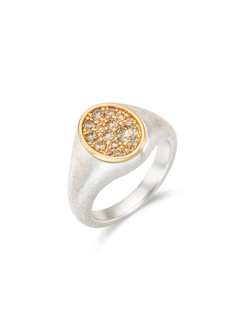 (14k)  Étoile Signet Ring