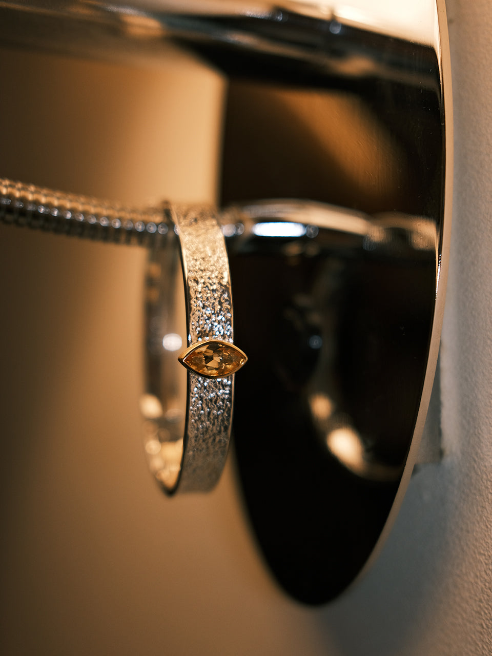 Twig Andante Bangle (citrine)