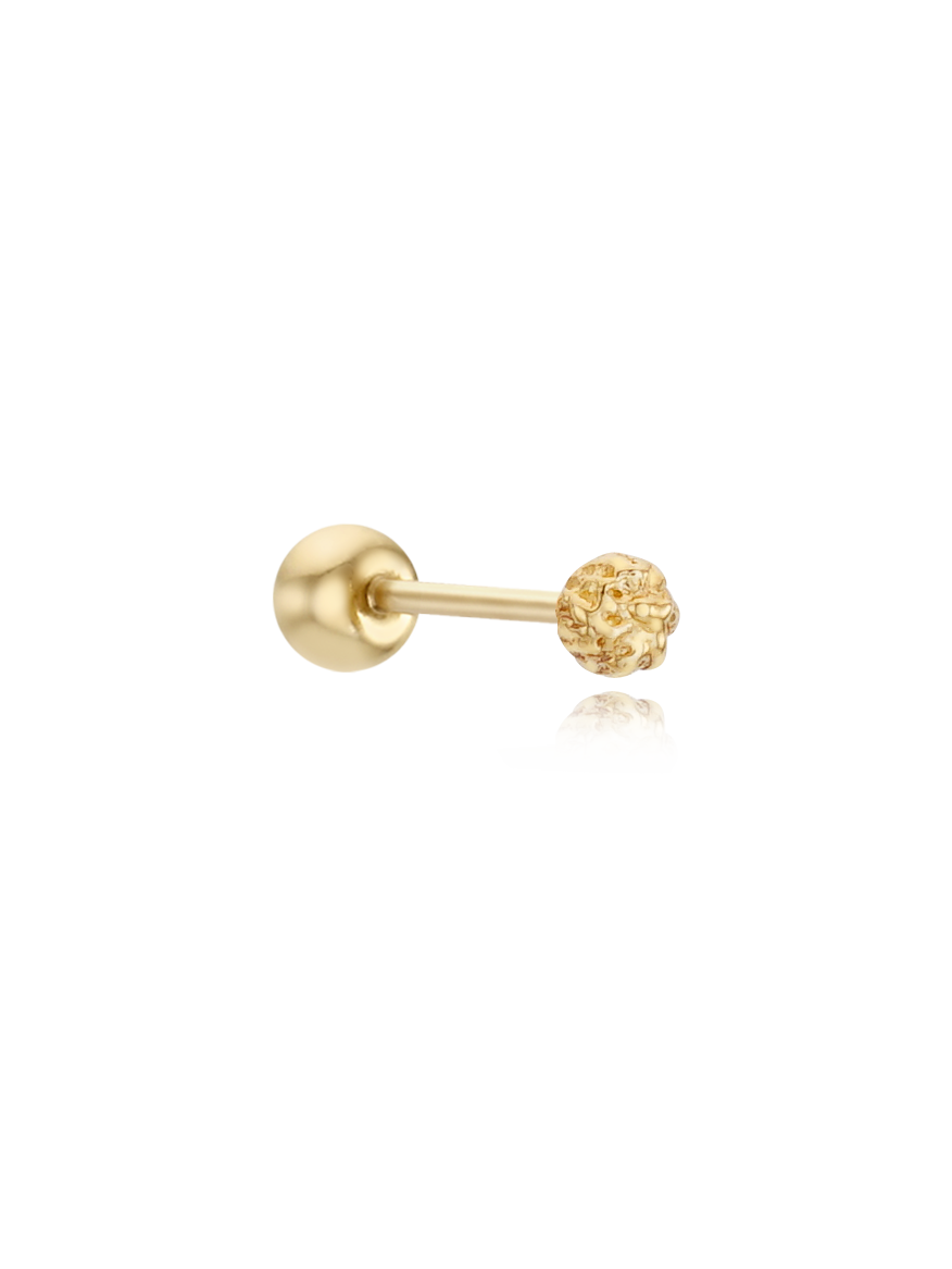(14k) sparkling ball Piercing (3mm)