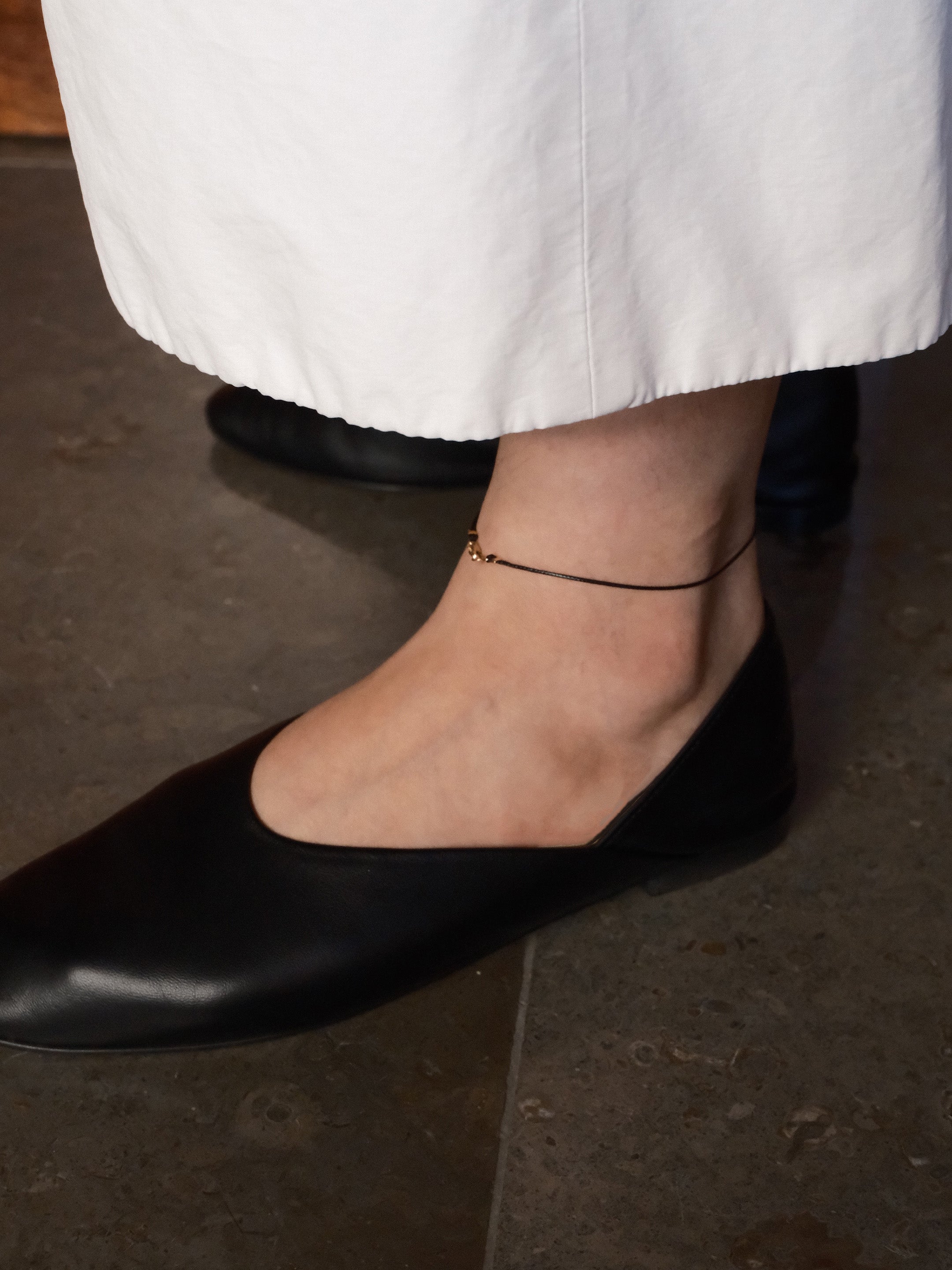 (14k) Liquid Line Anklet