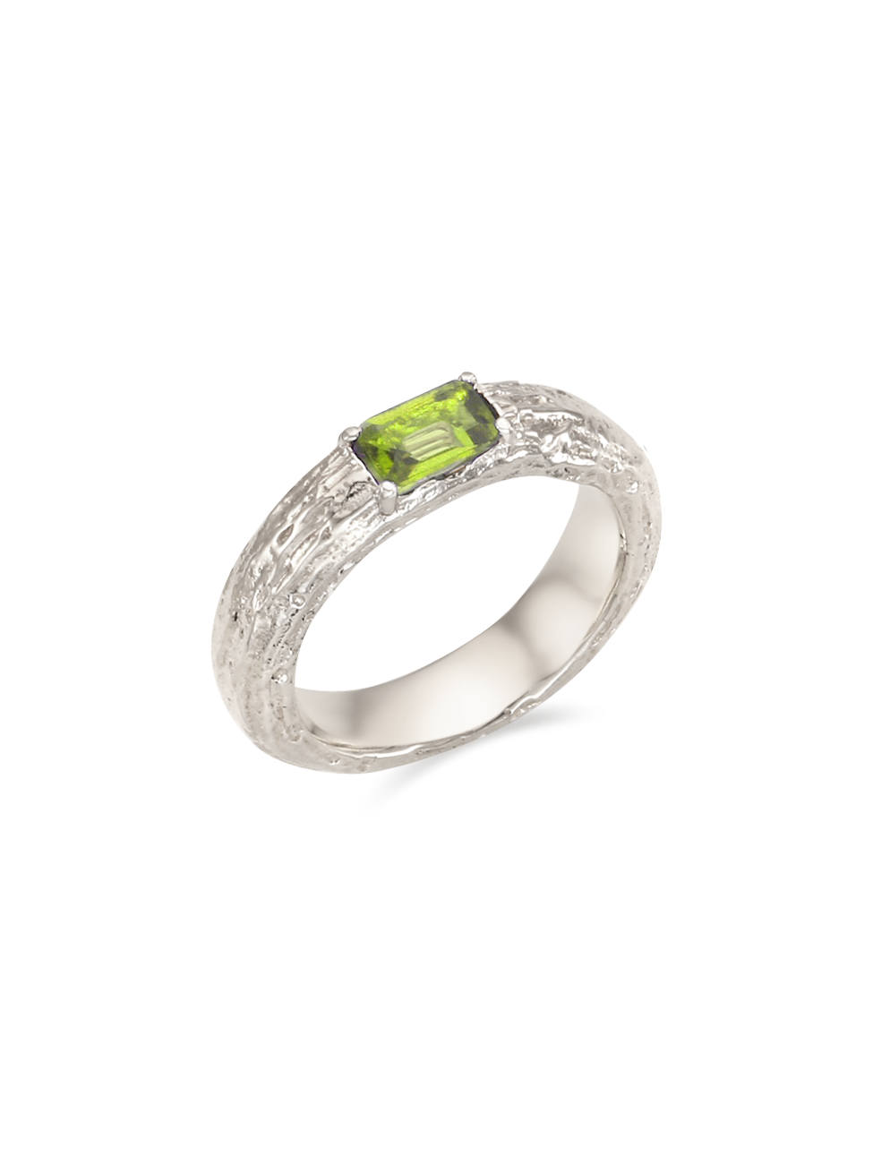 Twig Bold Ring (peridot)