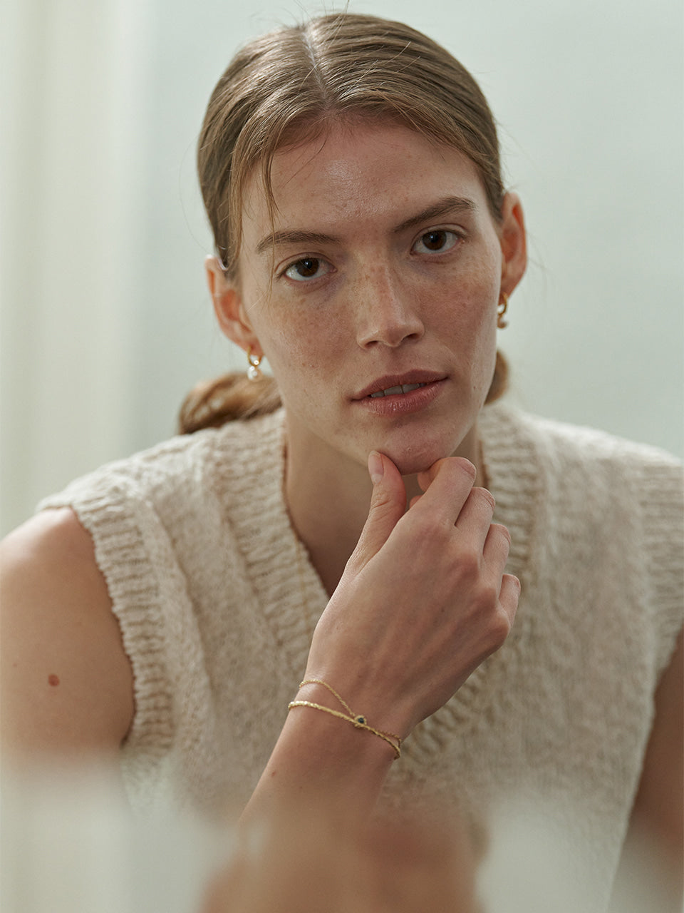 Twig Slim - Pearl Earrings (M)