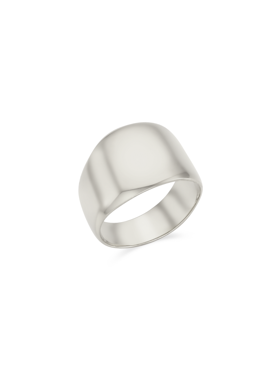 Wide Wave Pinky Ring