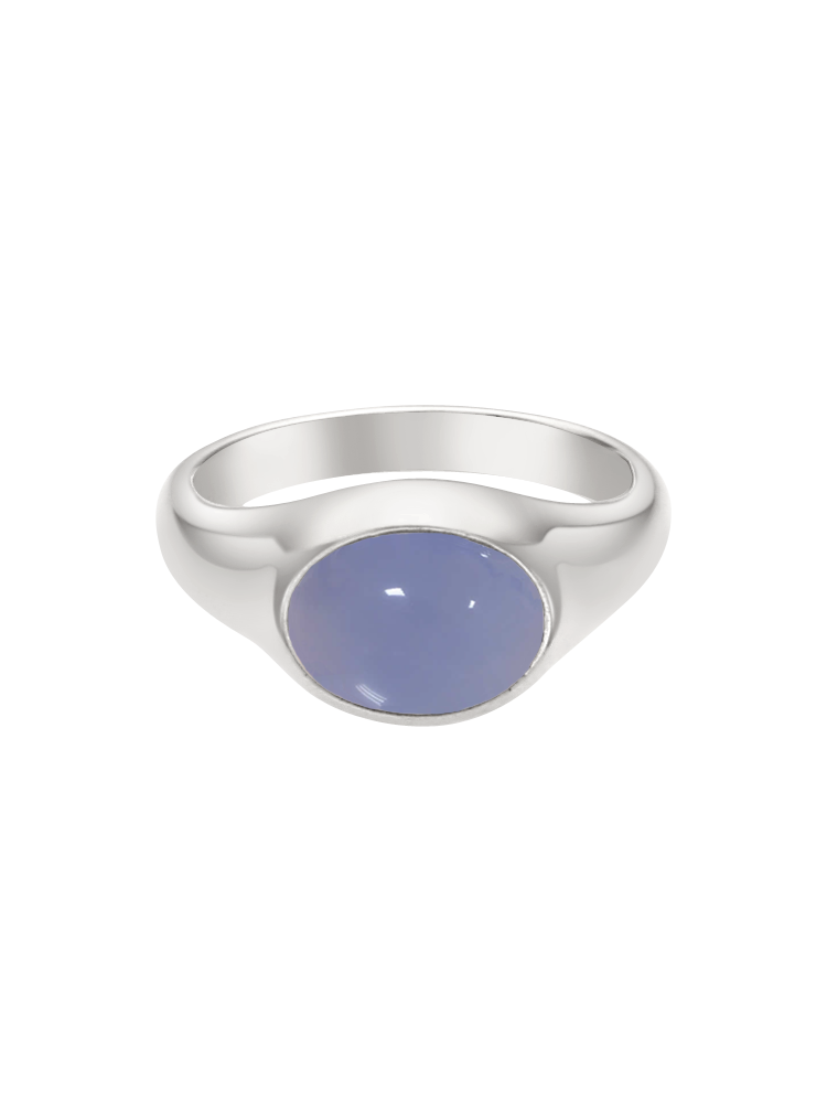 Jolly Ring (Blue Chalcedony)