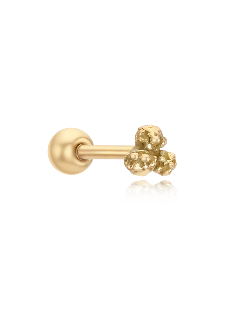 (14k) Three-Leaf Clover Piercing