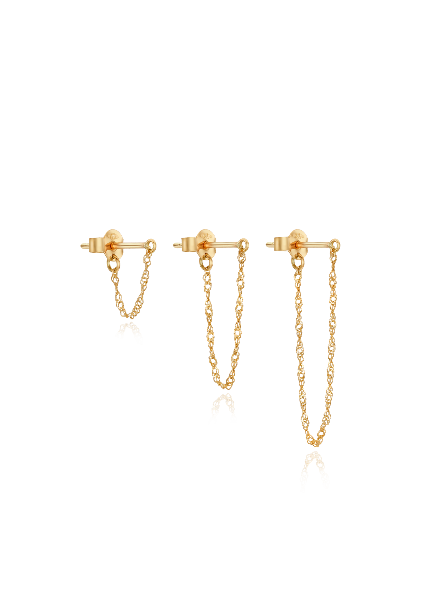 (14k) Mirabelle Chain Earring