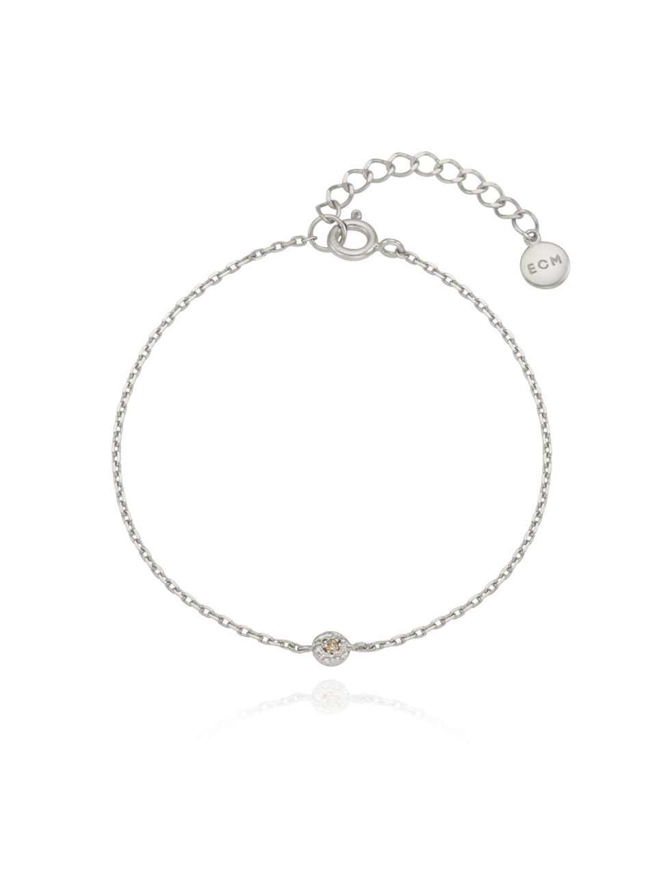 Sprout Bracelet (S) (1 cognac diamond)