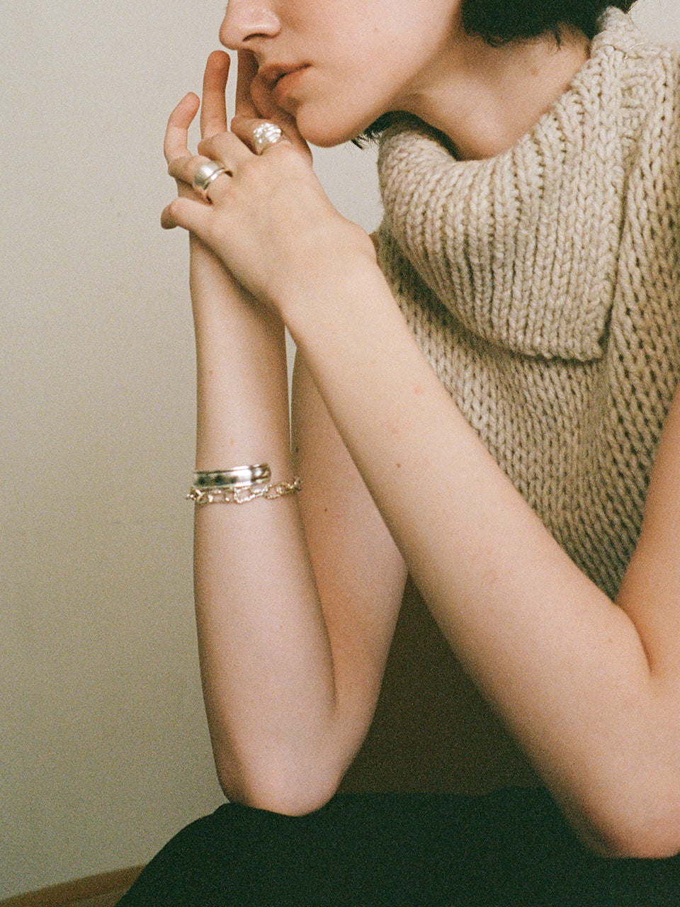 Twig Square chain Bracelet