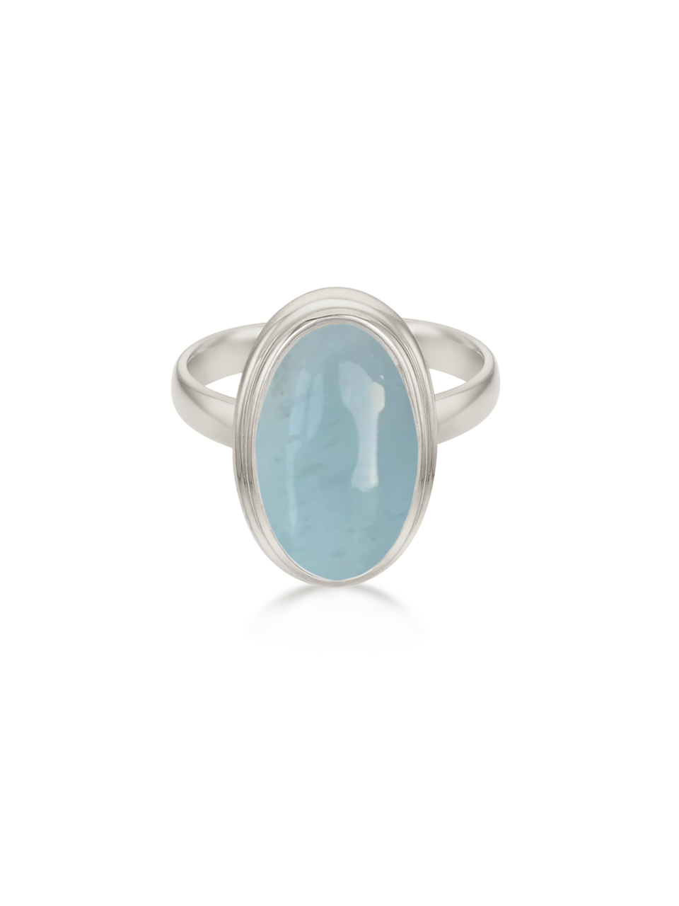 Brume Ring (milky aquamarine)