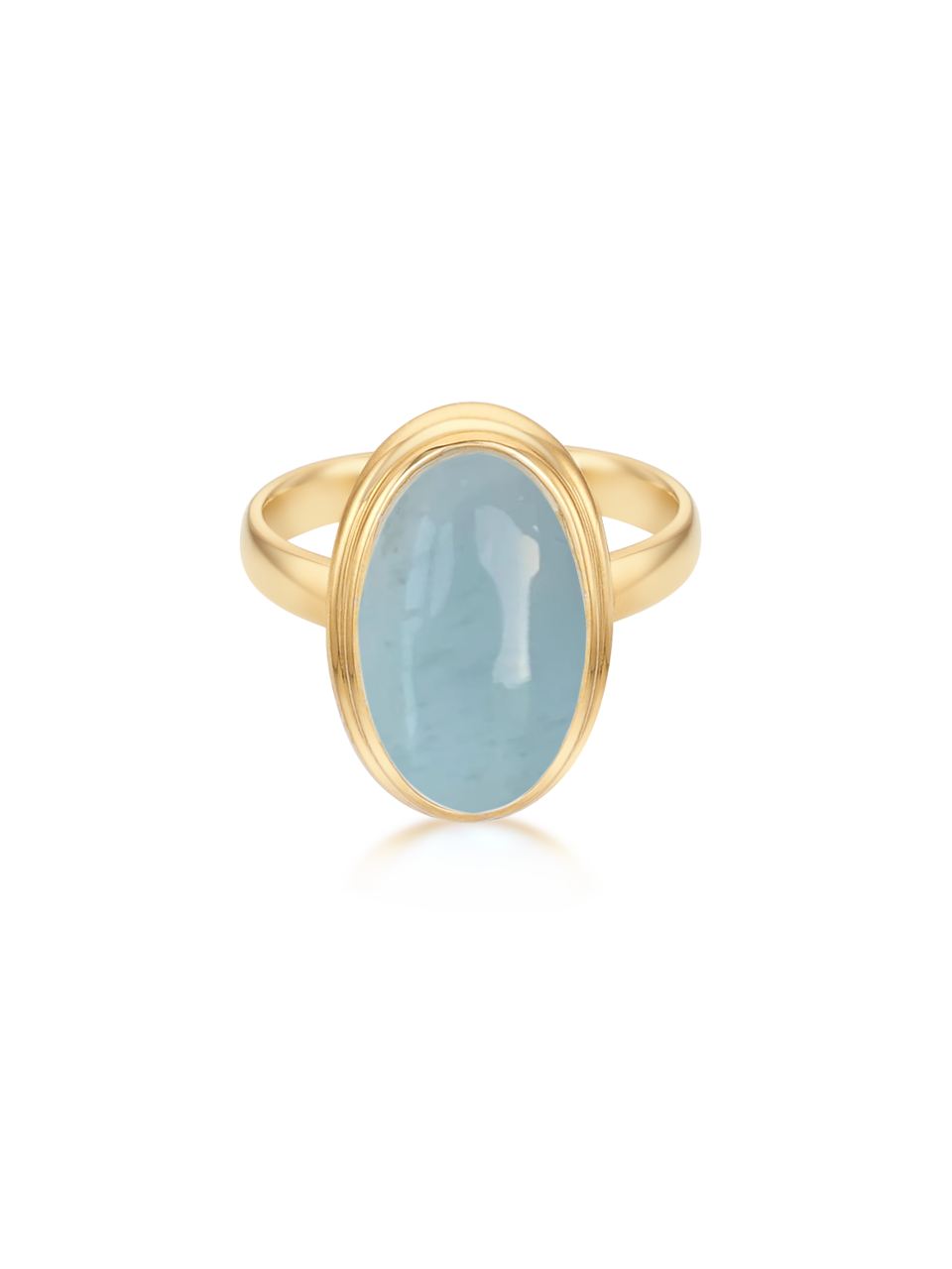 Brume Ring (milky aquamarine)