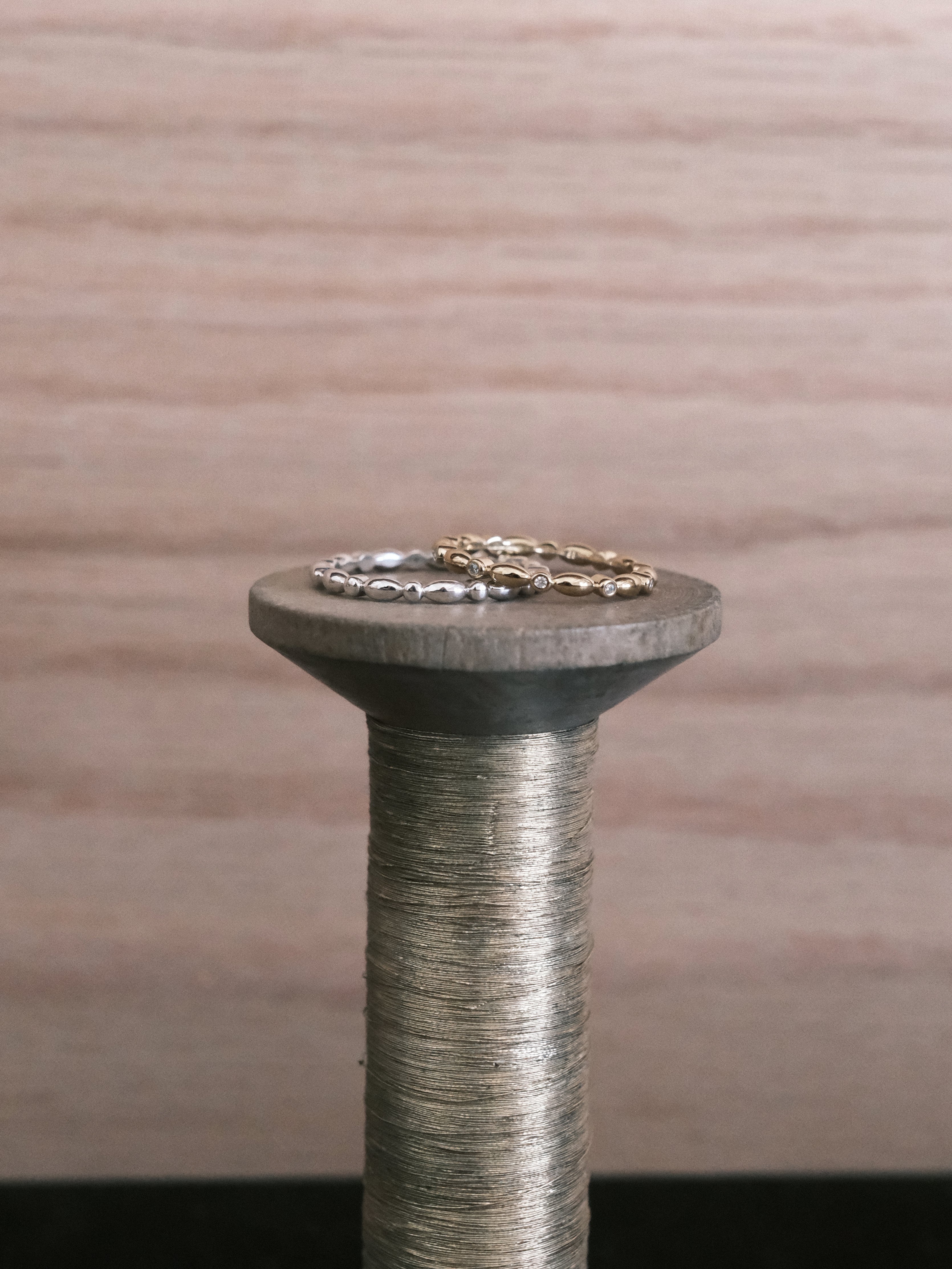 Starlit Unit Ring (moissanite)