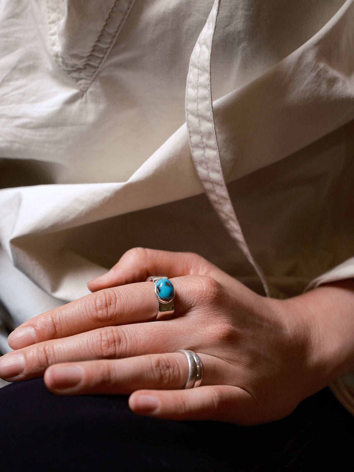 Valentine Square Ring (turquoise)