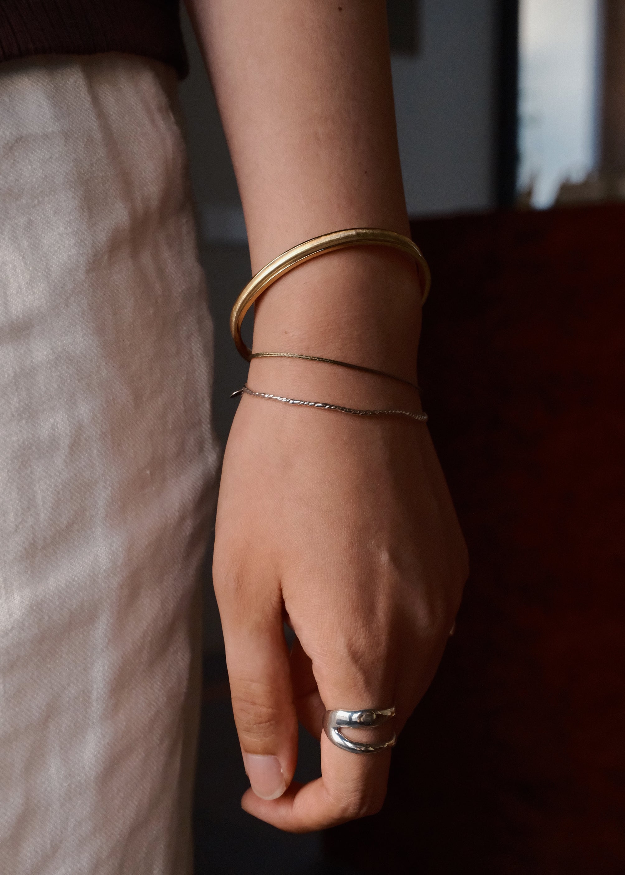 Misty Silk Cuff