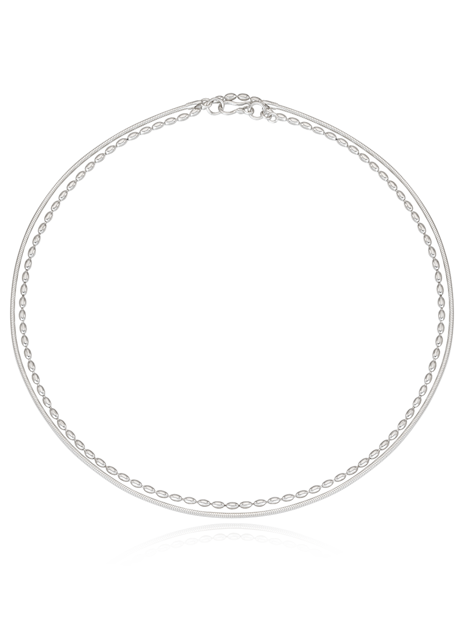 Egg-Snake Necklace