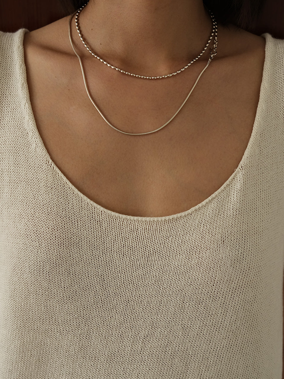 Egg-Snake Necklace
