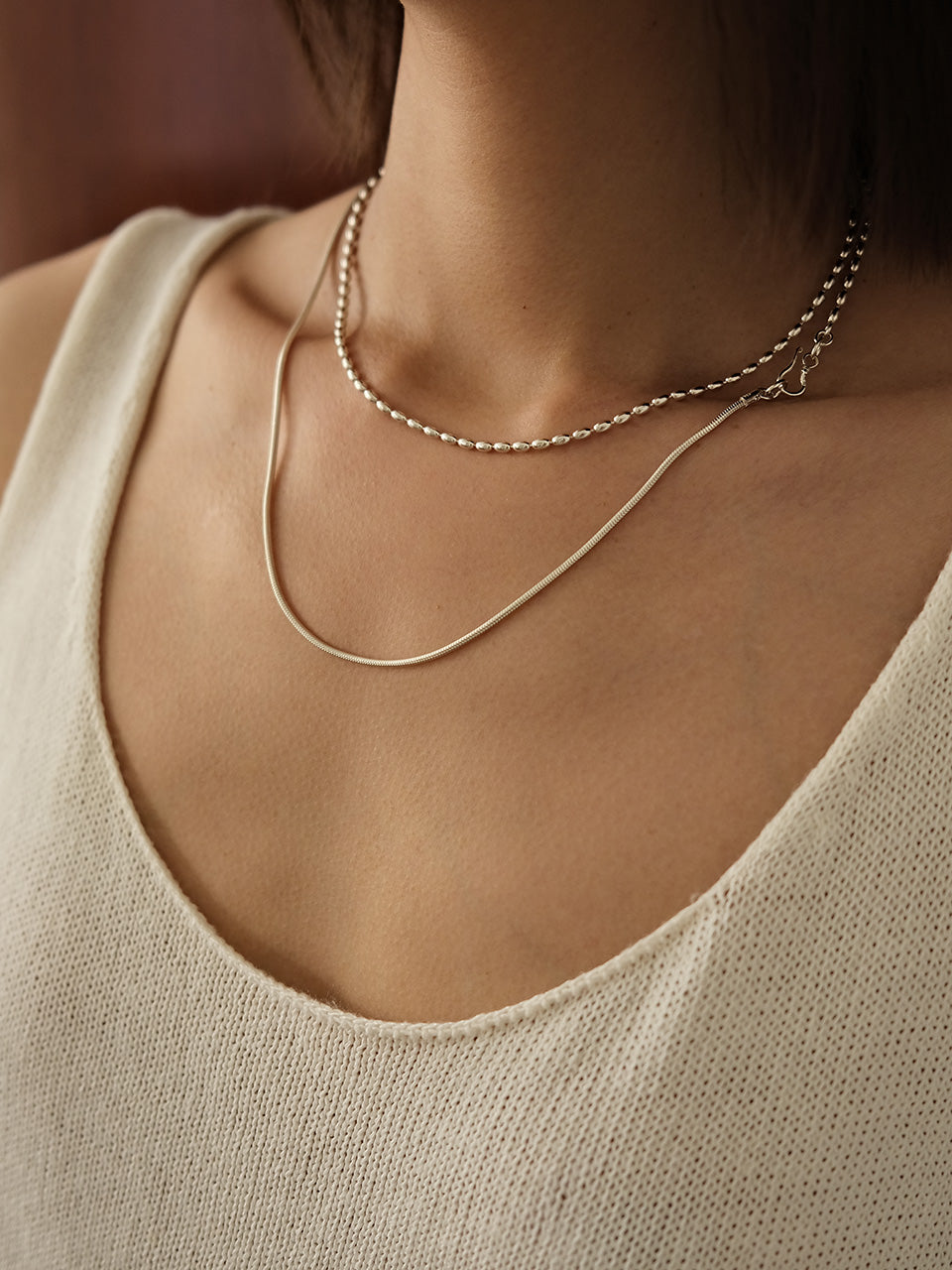Egg-Snake Necklace