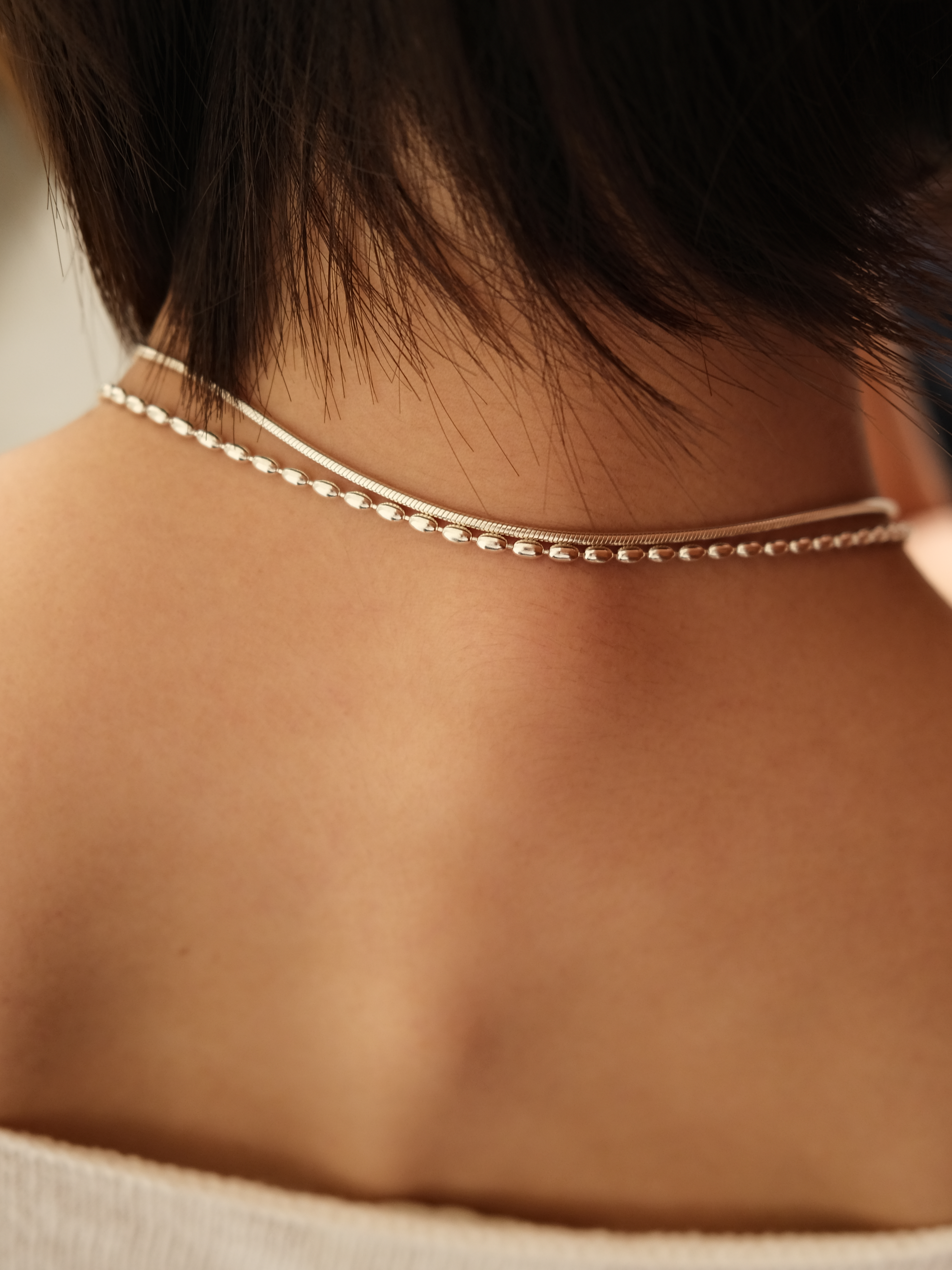 Egg-Snake Necklace