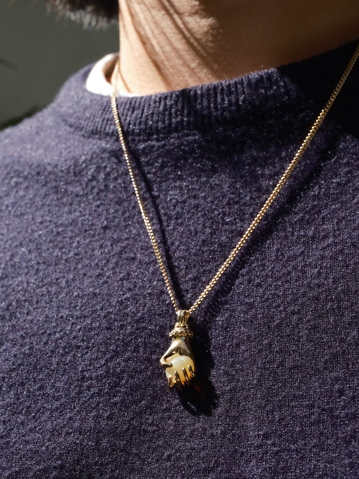Grab Your Stone Necklace (10月 opal)