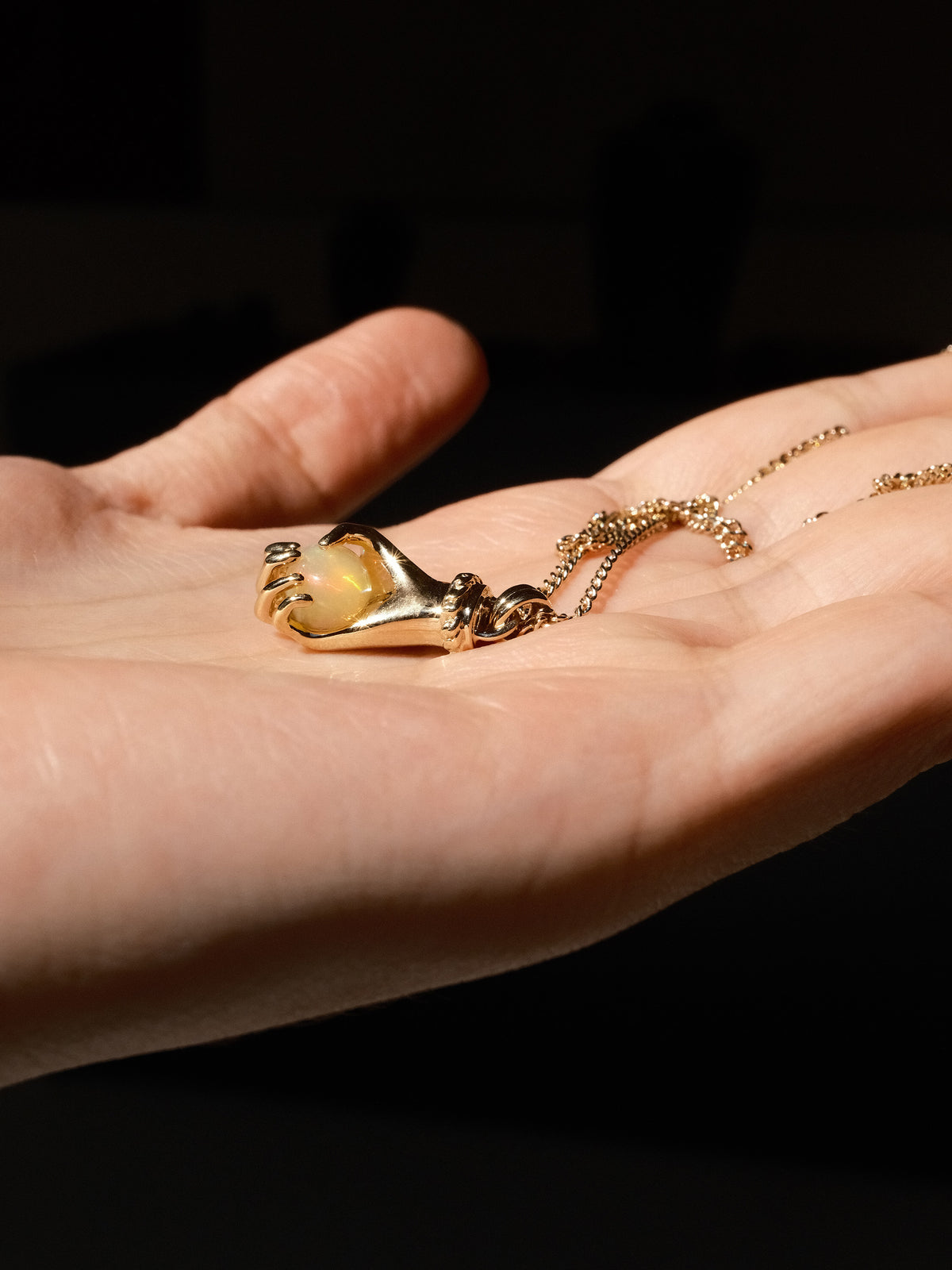 Grab Your Stone Necklace (10月 opal)