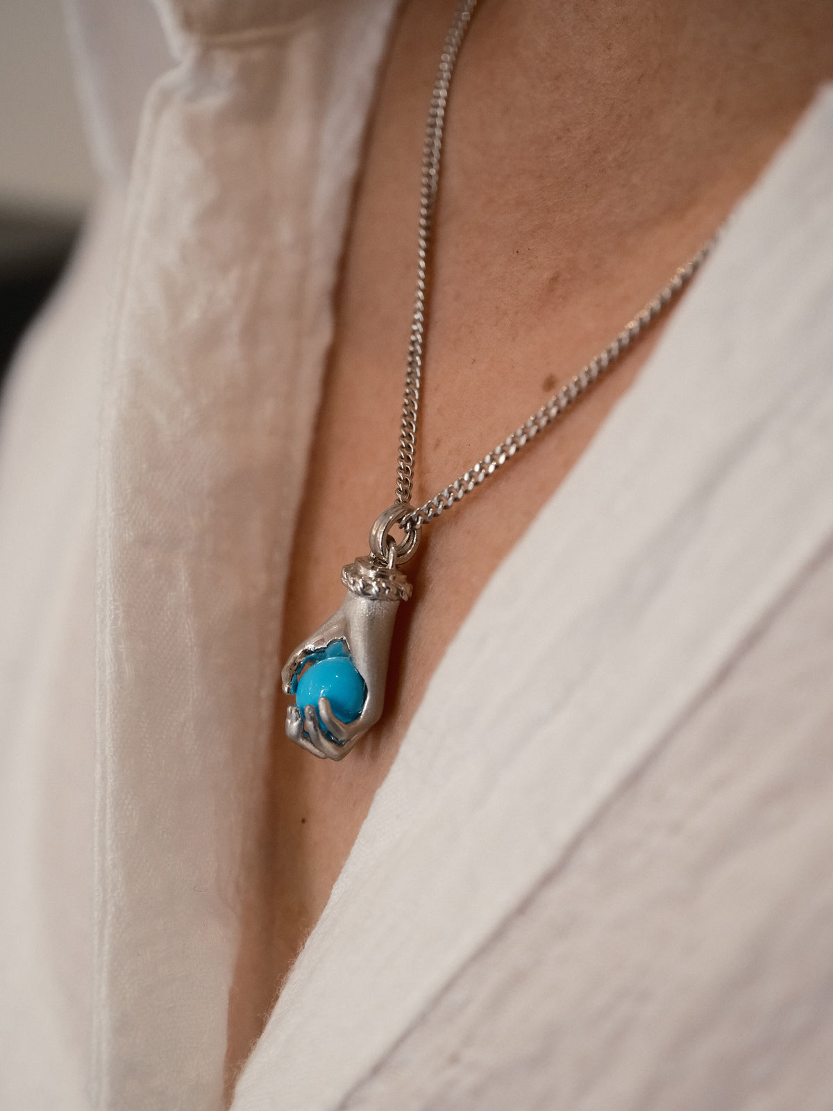 Grab Your Stone Necklace (12月 turquoise)