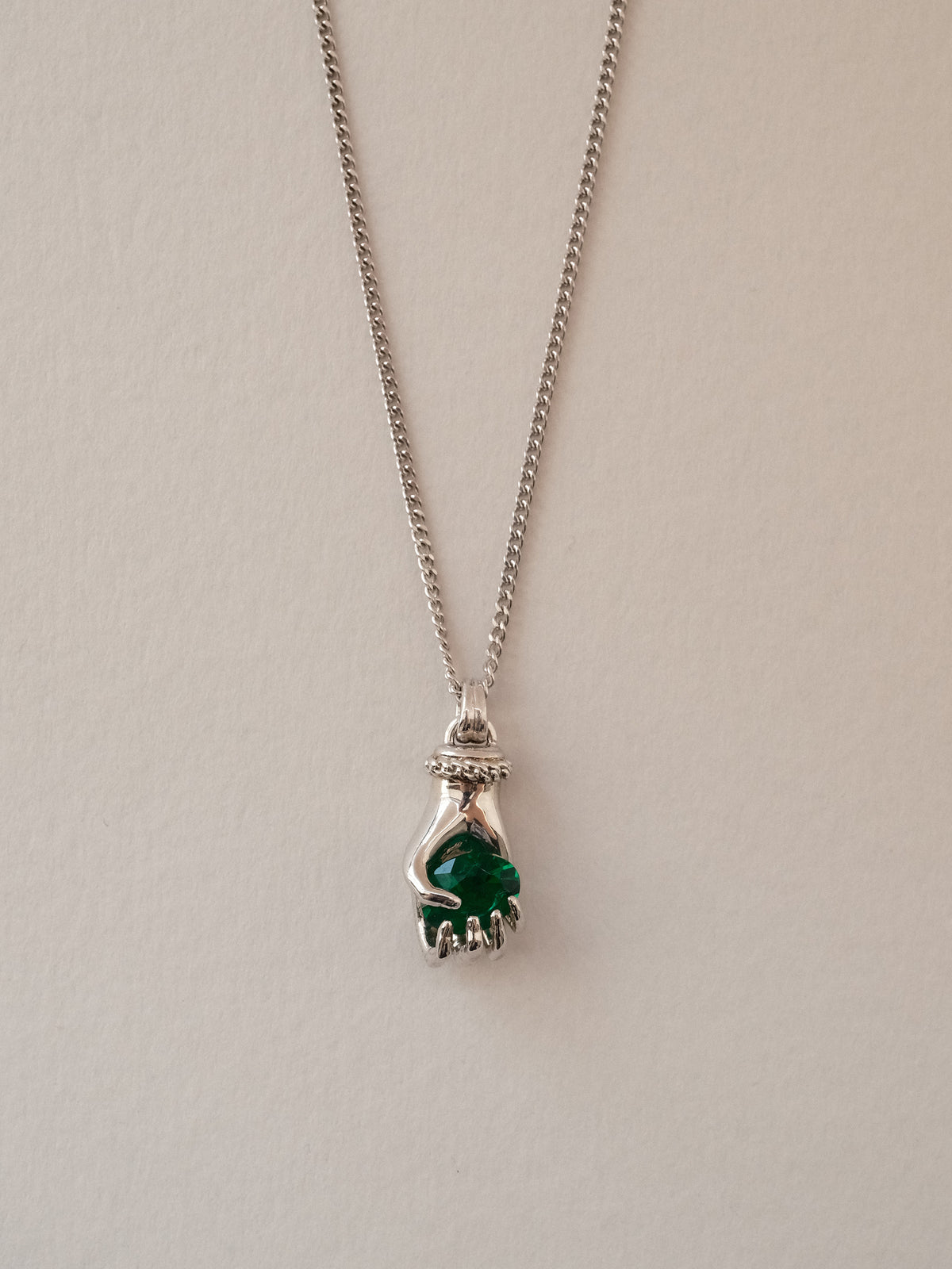 Grab Your Stone Necklace (5月 yag emerald)