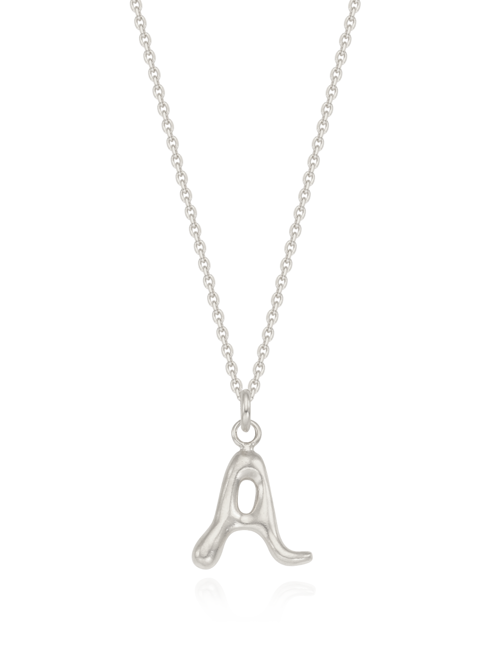 Initial Letter Necklace (thin chain)