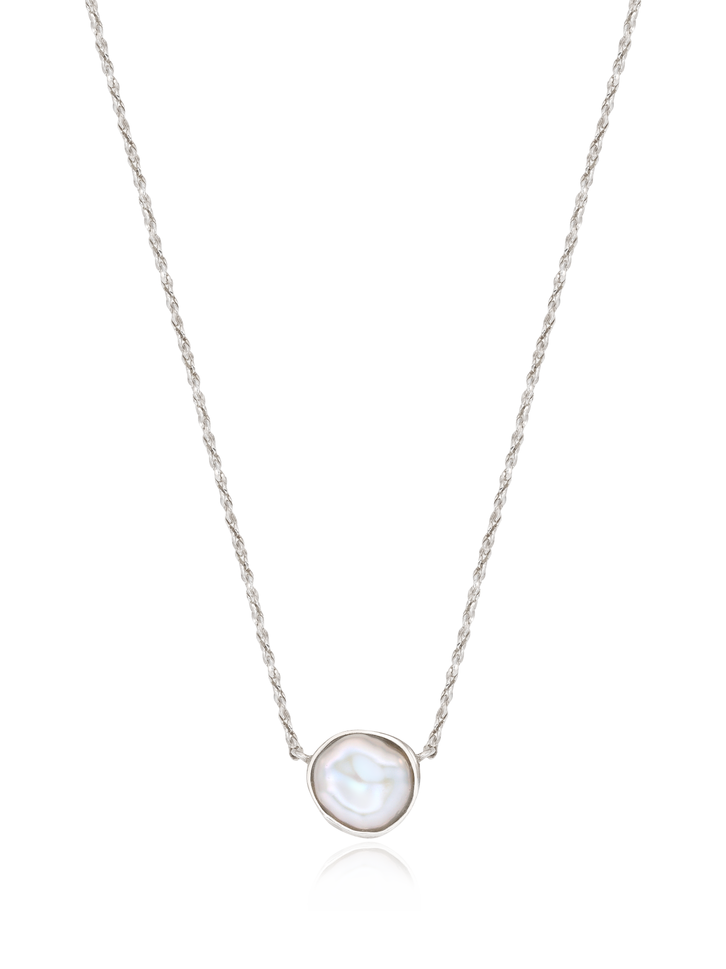 Halo Keshi Pearl Necklace