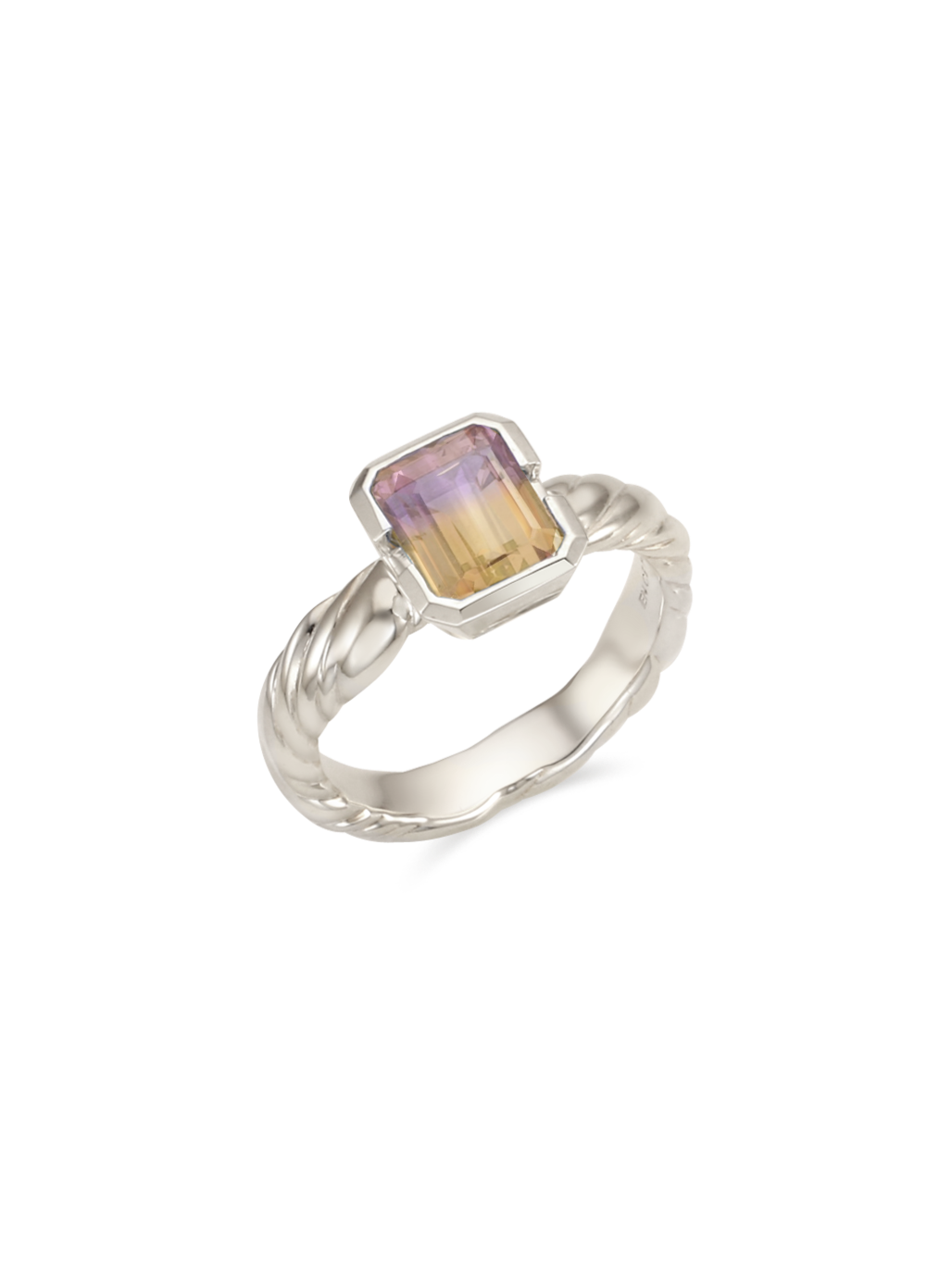 New Wave Stone Ring - Ametrine