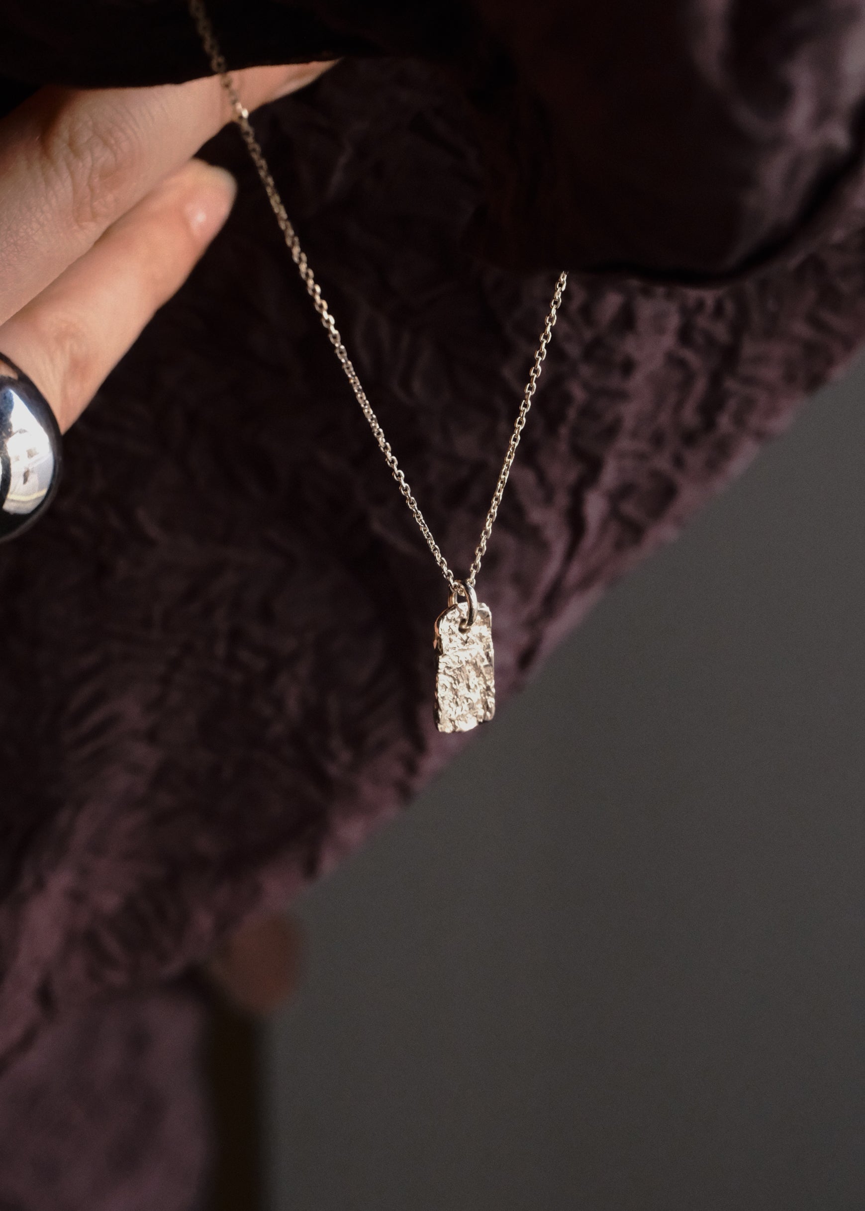 Twig Tag Necklace