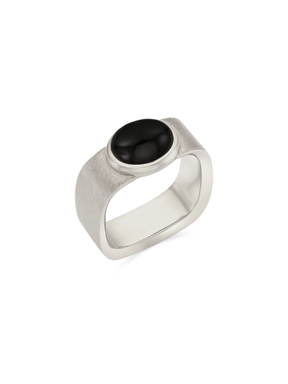 Valentine Square Ring (onyx)